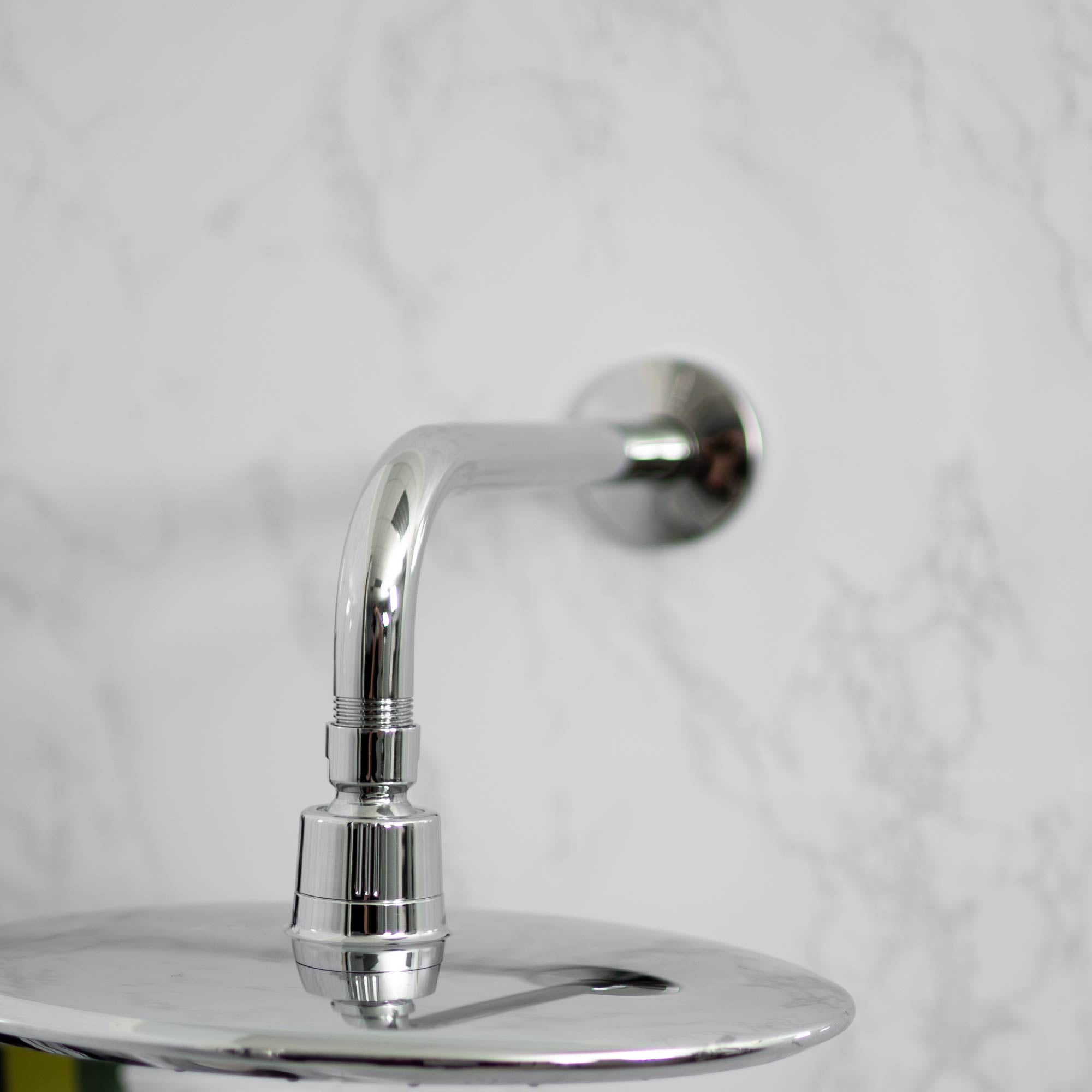 12 in. L-Shaped Shower Head Extension Arm (Chrome Finish)