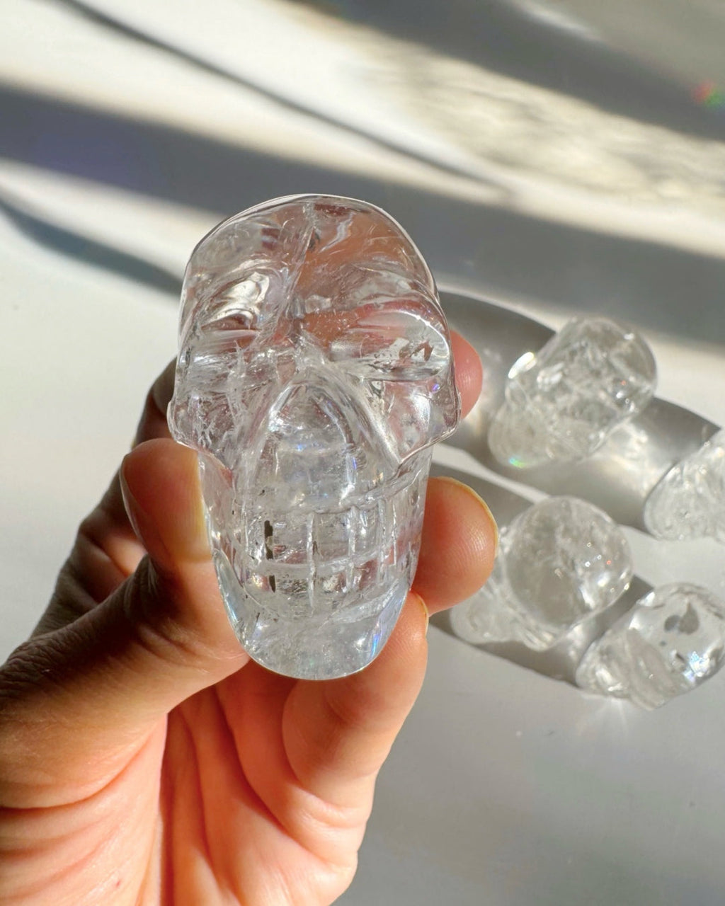 Clear Quartz Skull