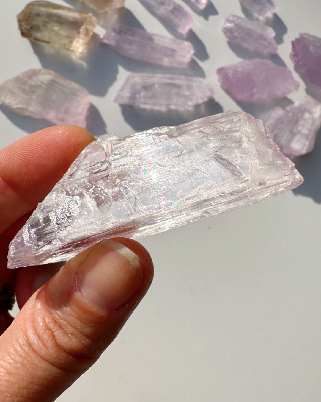 Raw Kunzite