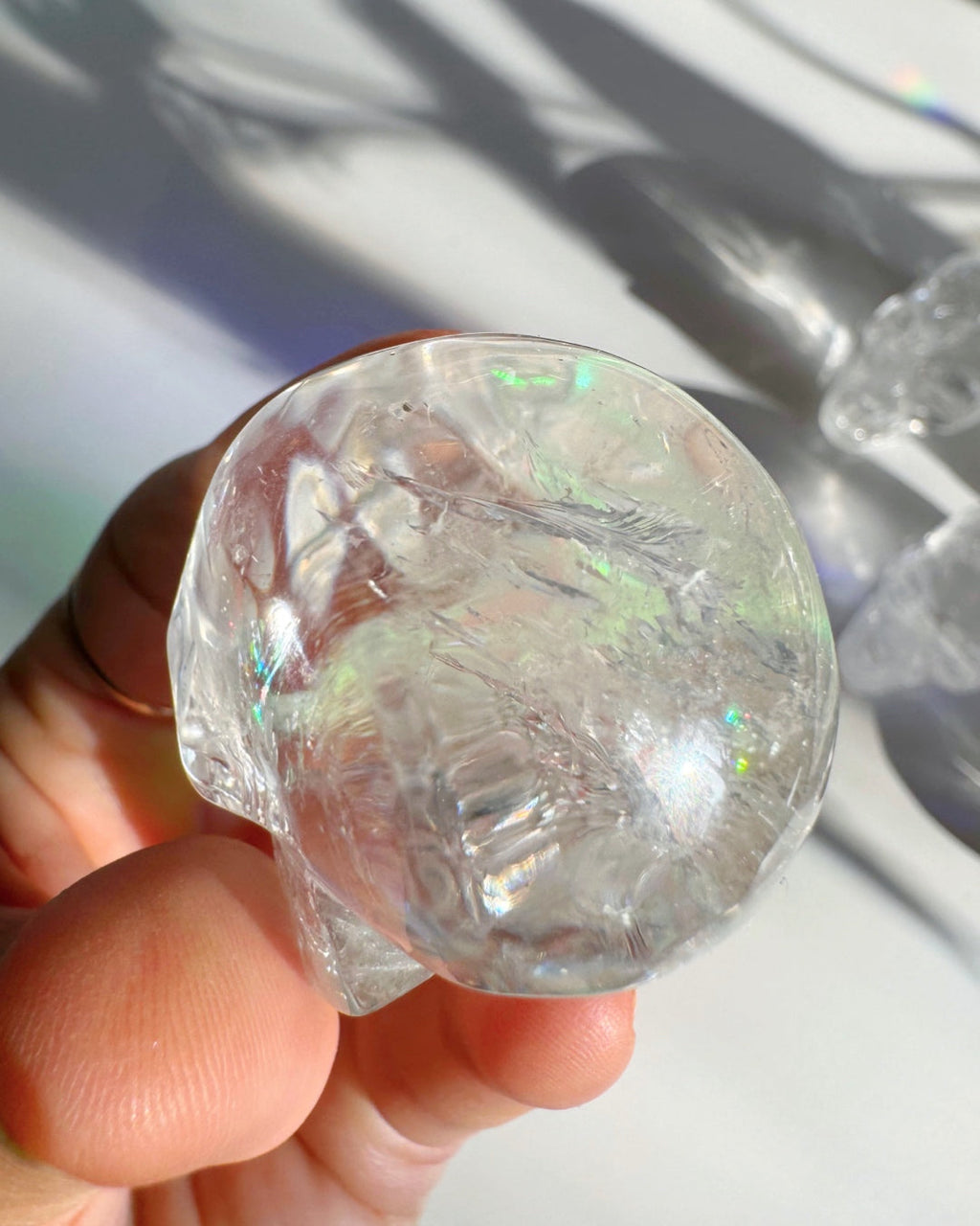 Clear Quartz Skull