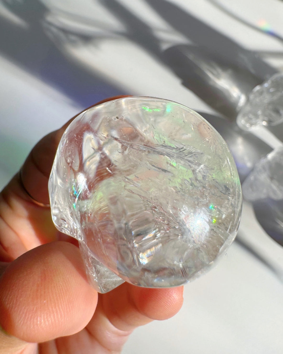 Clear Quartz Skull
