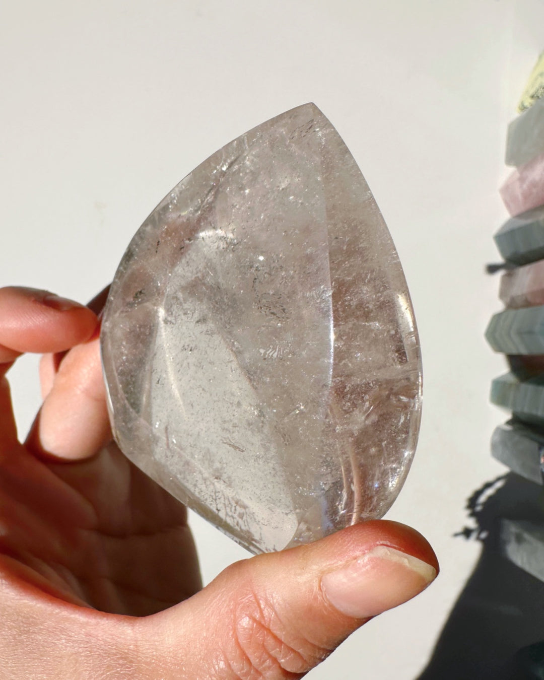 Clear Quartz Flame