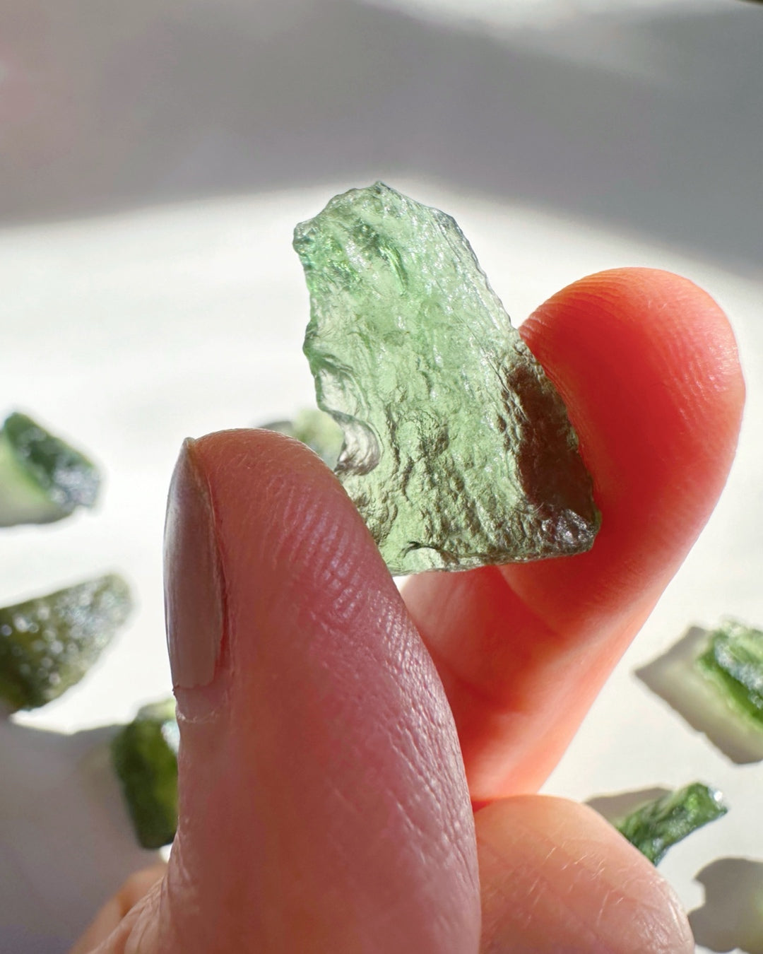 Chlum Moldavite #10 - AA