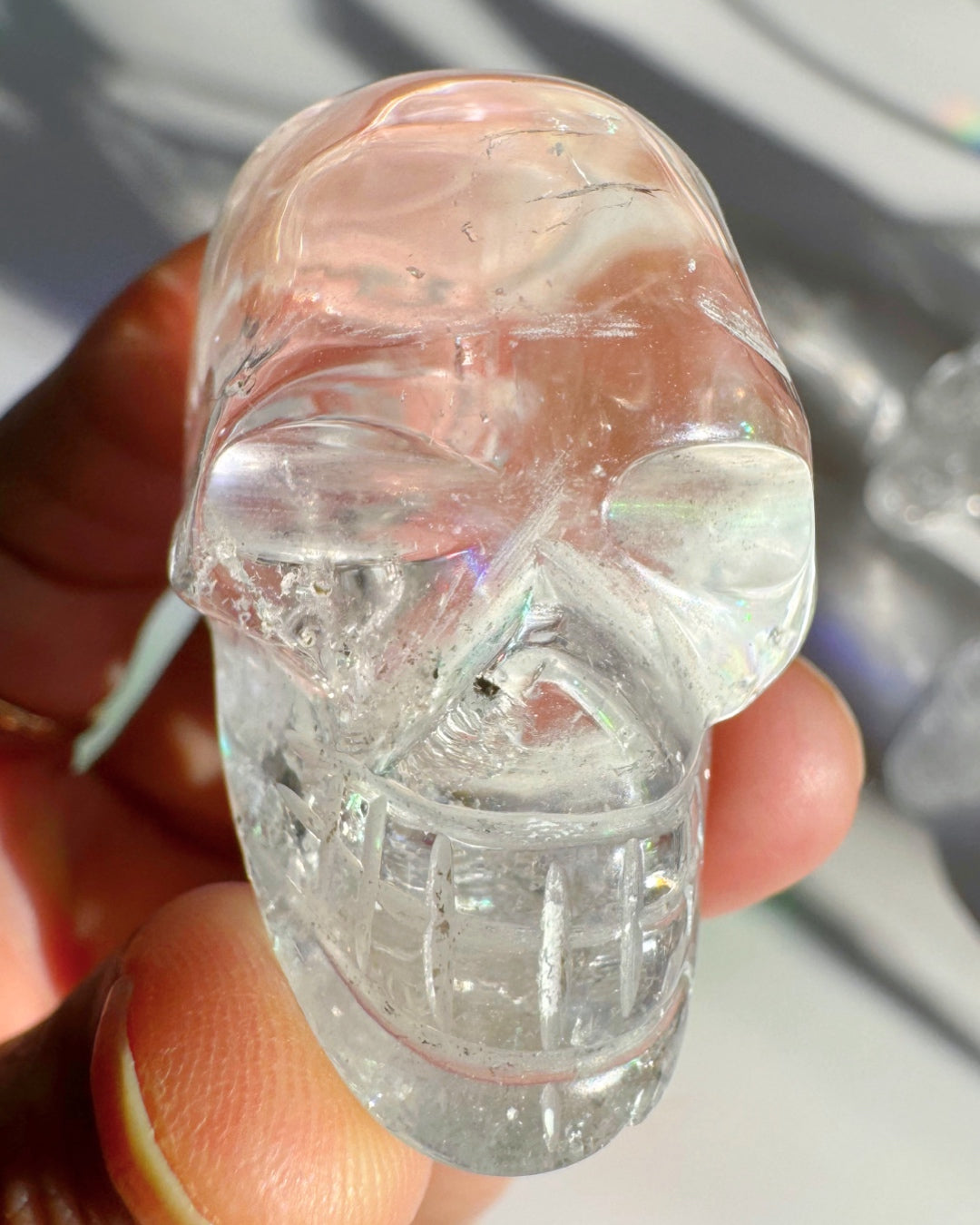 Clear Quartz Skull