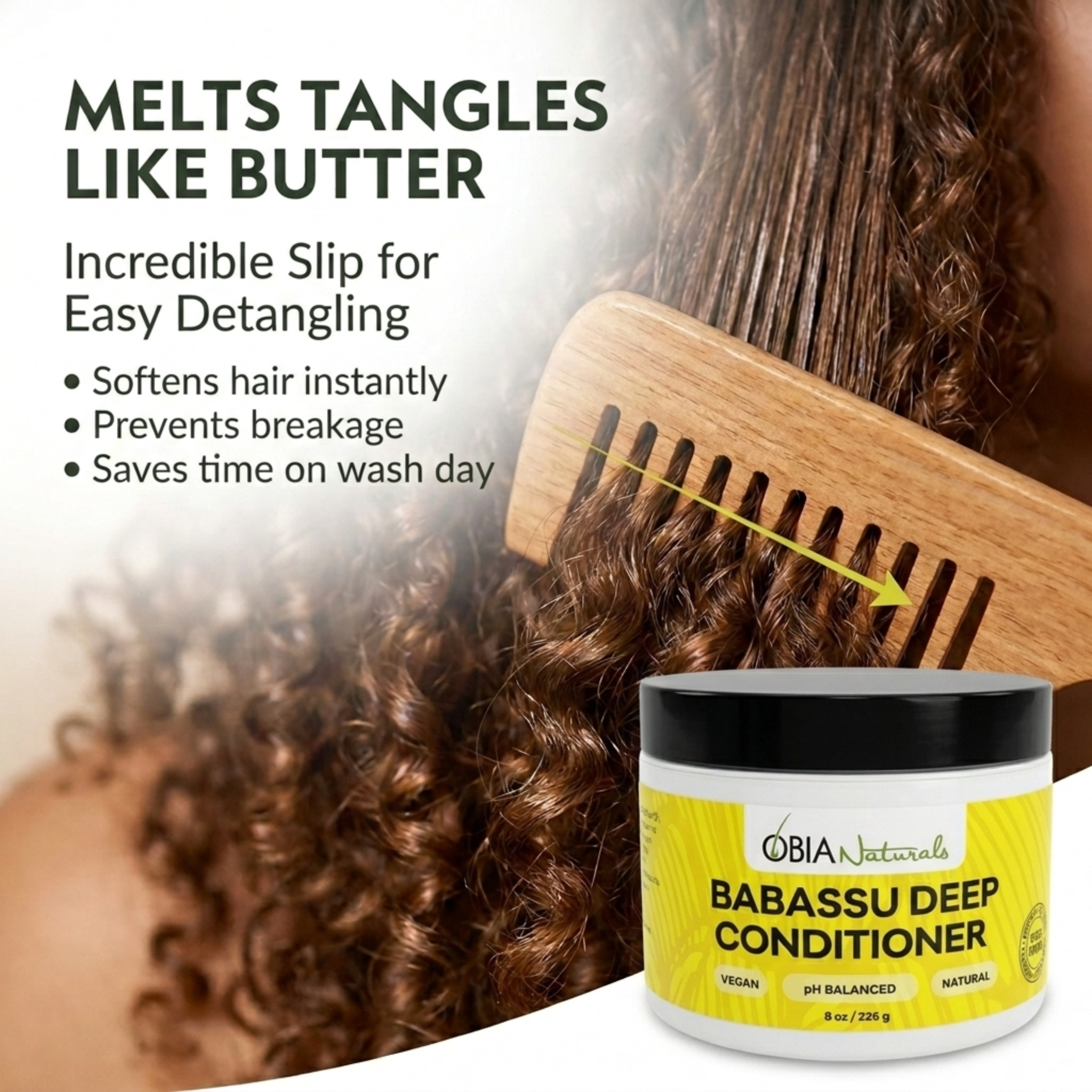 Babassu Deep Conditioner — Protein-Free Repair Treatment