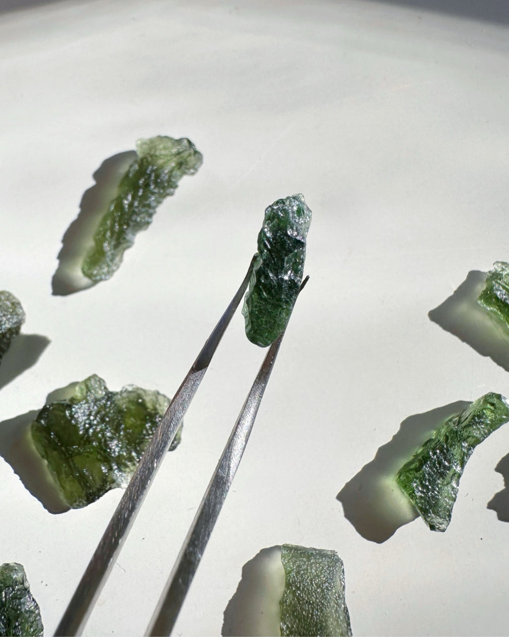 Chlum Moldavite #10 - AA