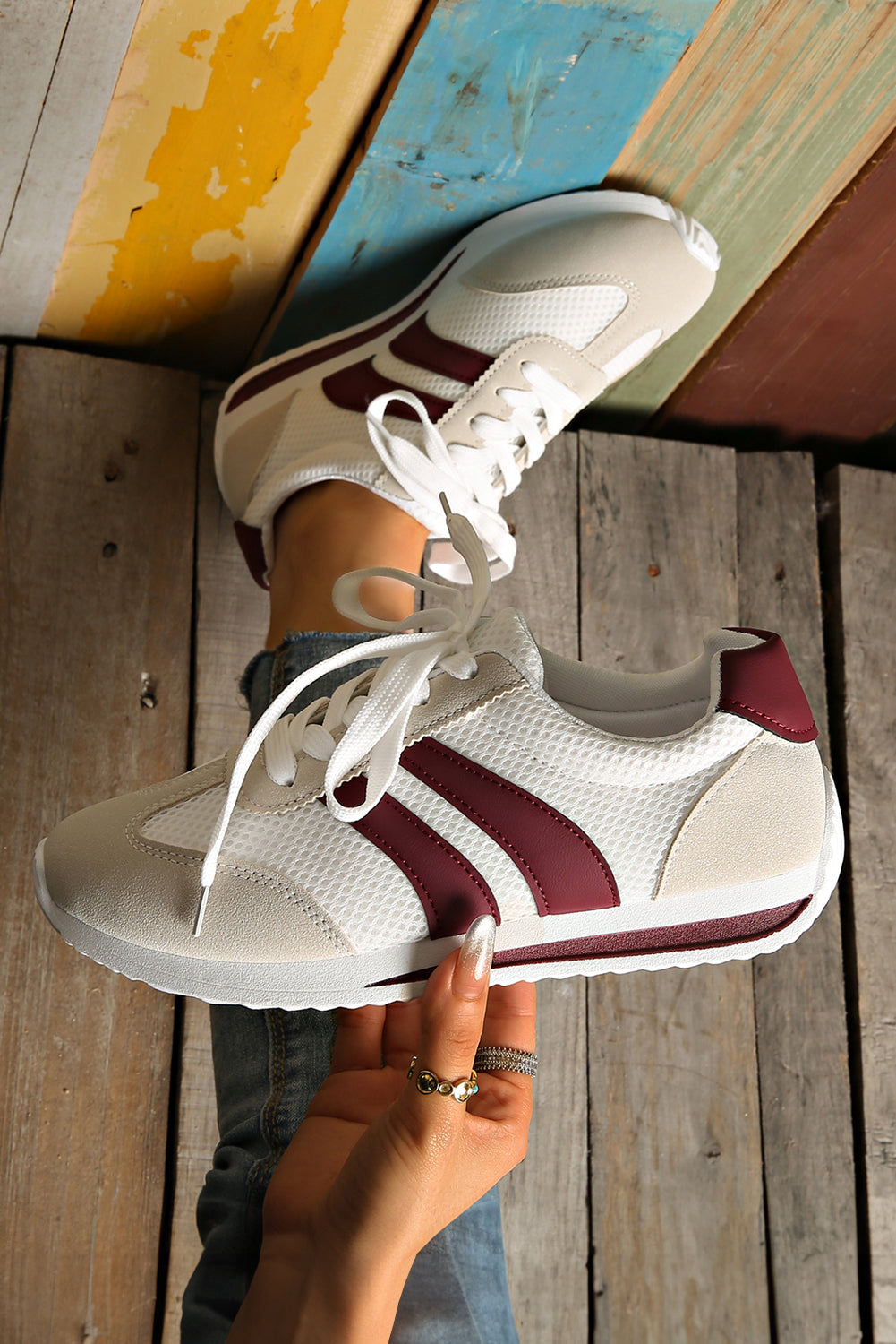 Karter Breathable Lace-up Sneakers