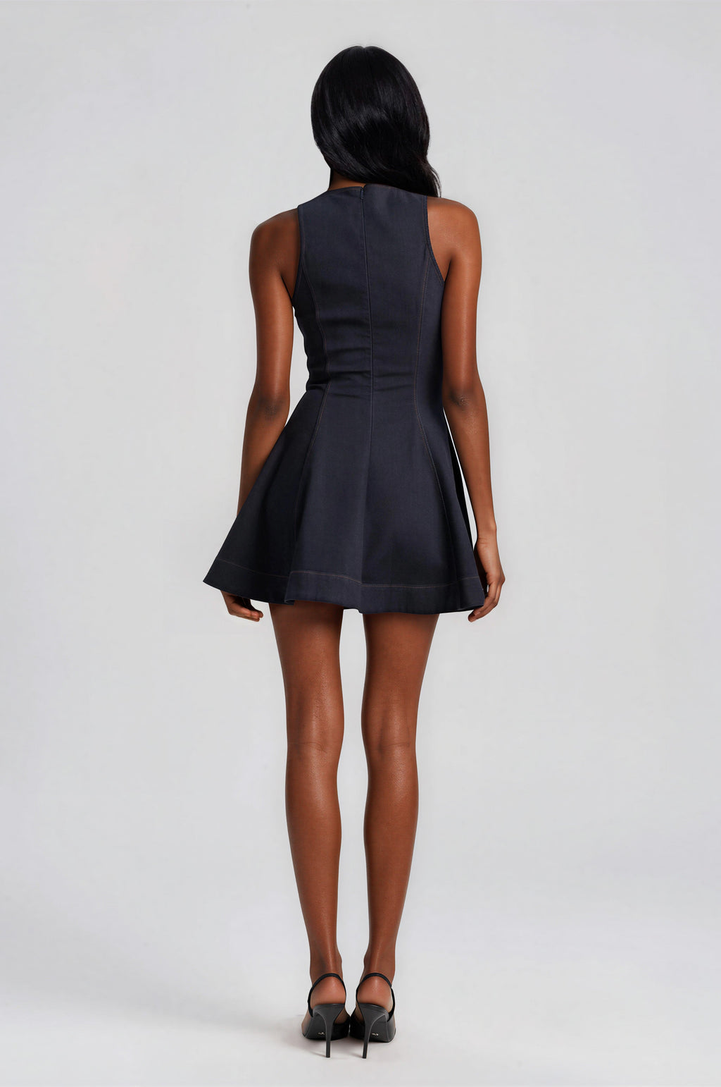 Palmer Denim Mini Dress - Dark Denim