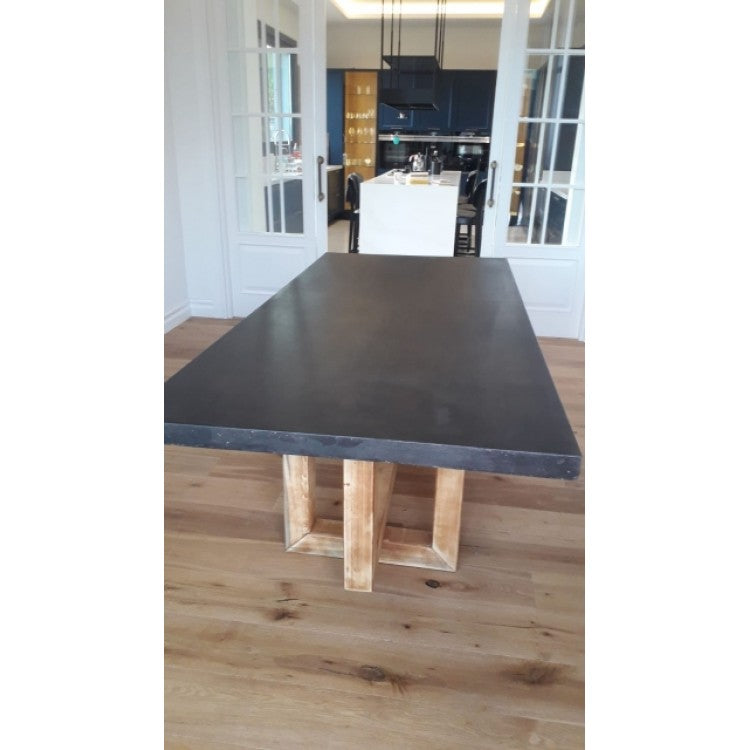 Barocco Aesgaard Lightweight Concrete Rectangular Dining Table - (W)39" (L)102" (H)29.5"
