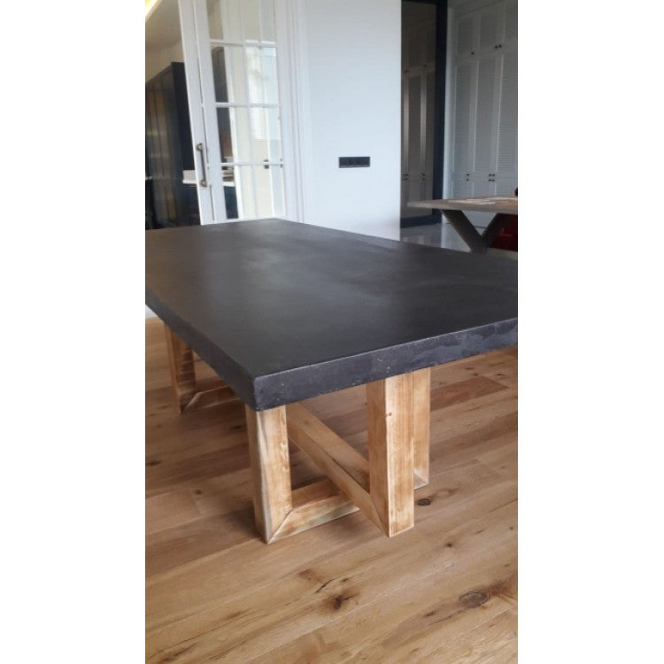 Barocco Aesgaard Lightweight Concrete Rectangular Dining Table - (W)47" (L)142" (H)29.5"