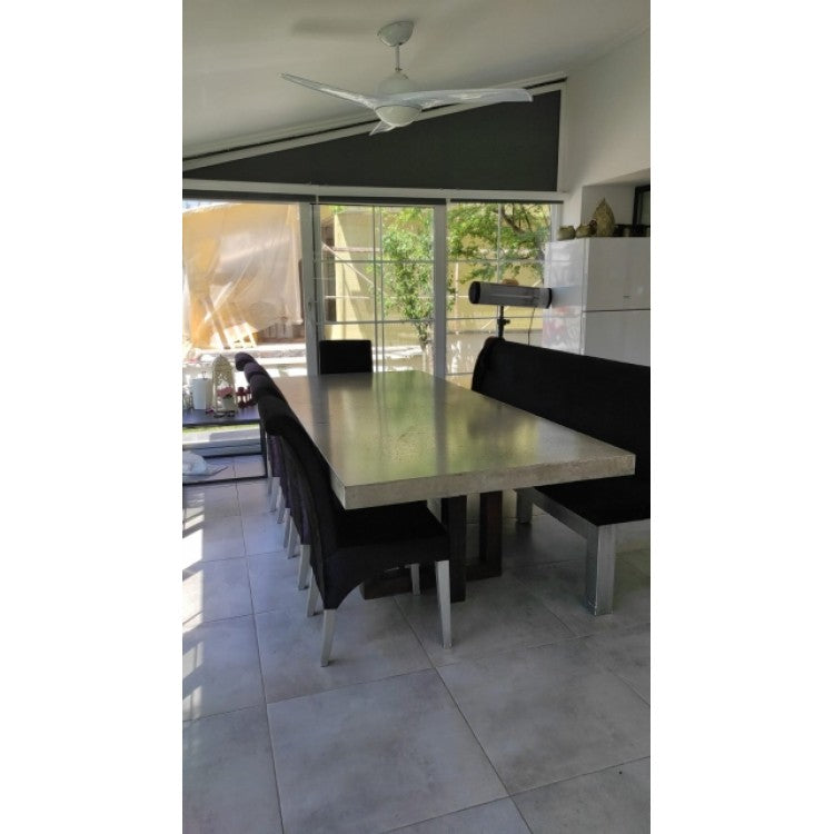 Barocco Aesgaard Lightweight Concrete Rectangular Dining Table - (W)39" (L)86.5" (H)29.5"