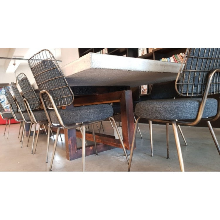 Barocco Aesgaard Lightweight Concrete Rectangular Dining Table - (W)47" (L)142" (H)29.5"