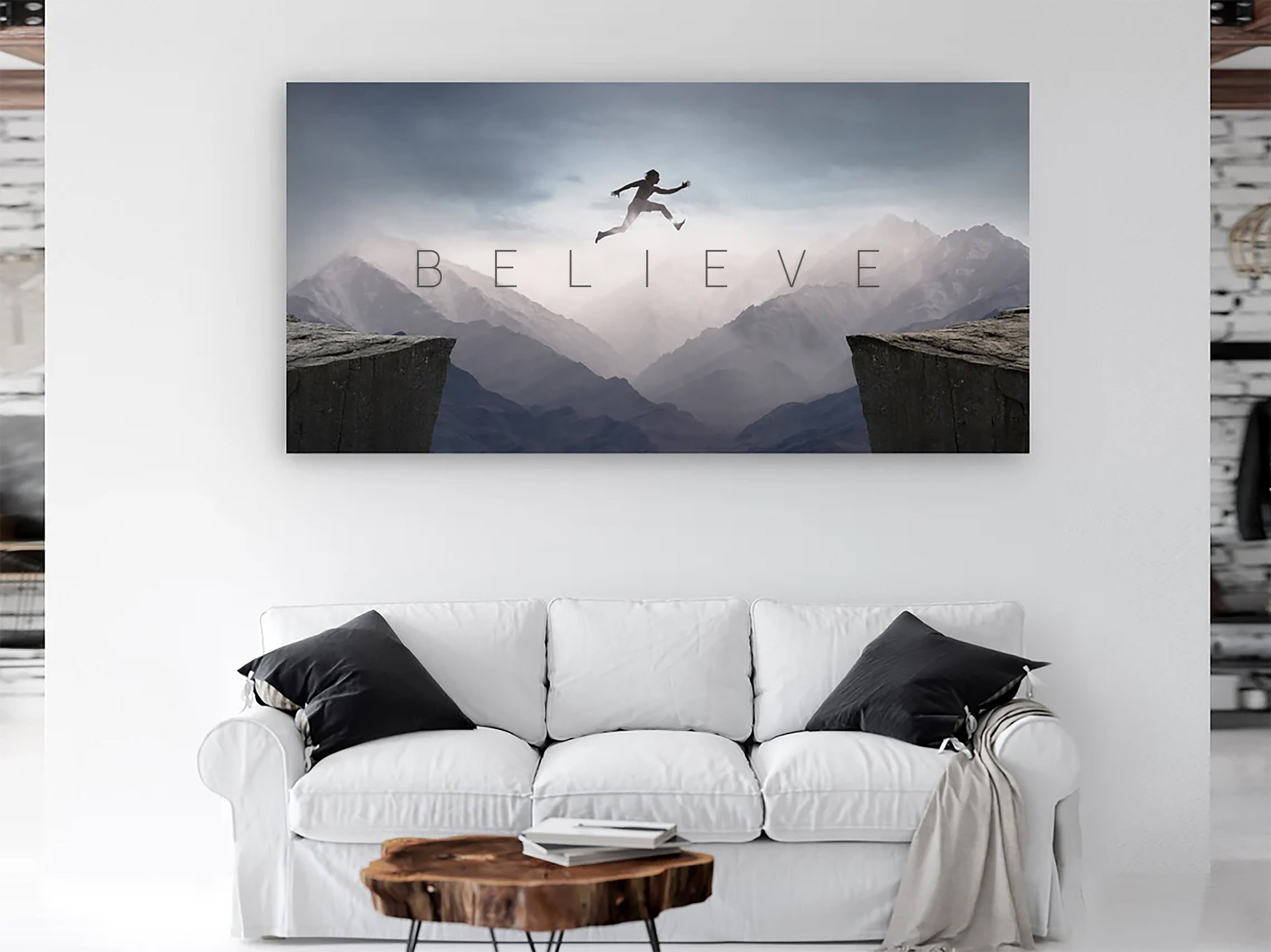 Believe - Motivational Canvas Art
