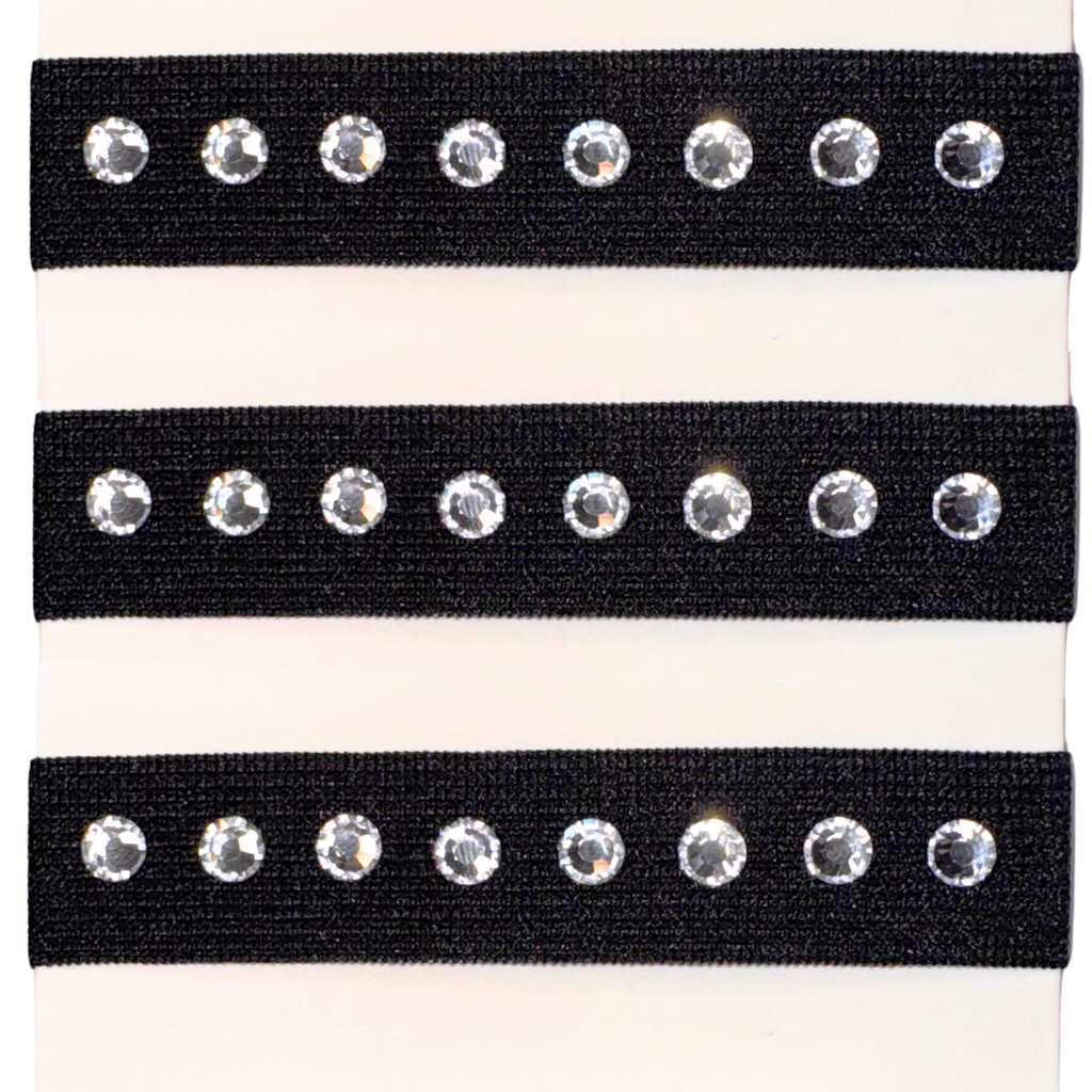 Hidey Bracelet/Hair Ties with Austrian Crystals
