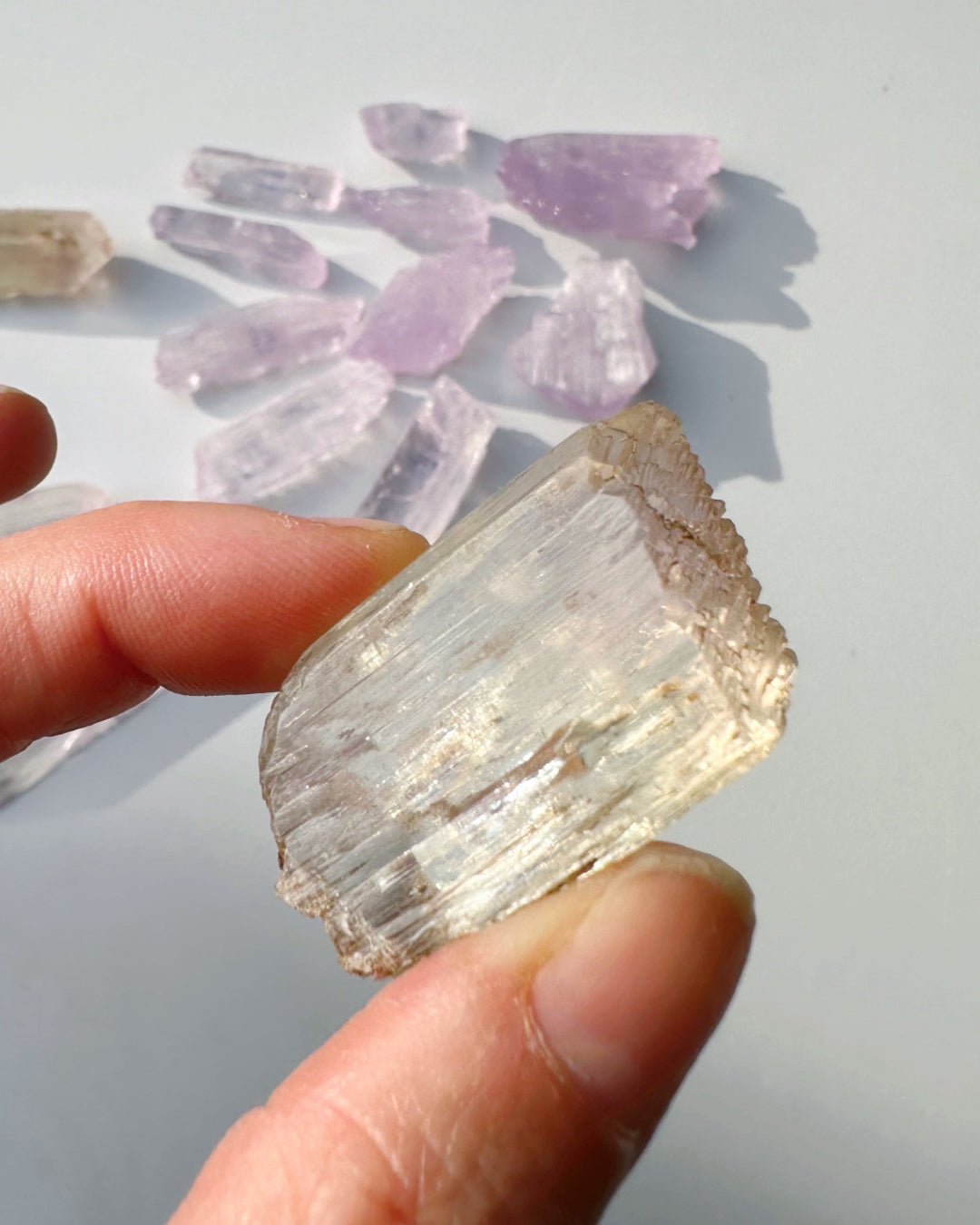 Raw Kunzite