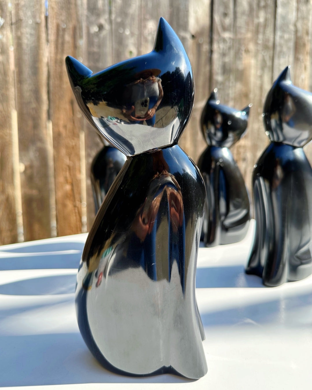 Large Marble Kitty Cat - D