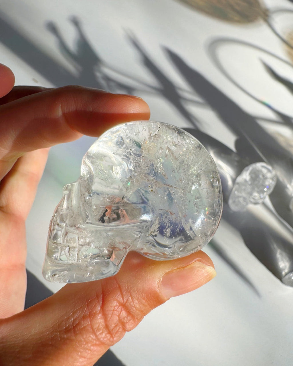 Clear Quartz Skull
