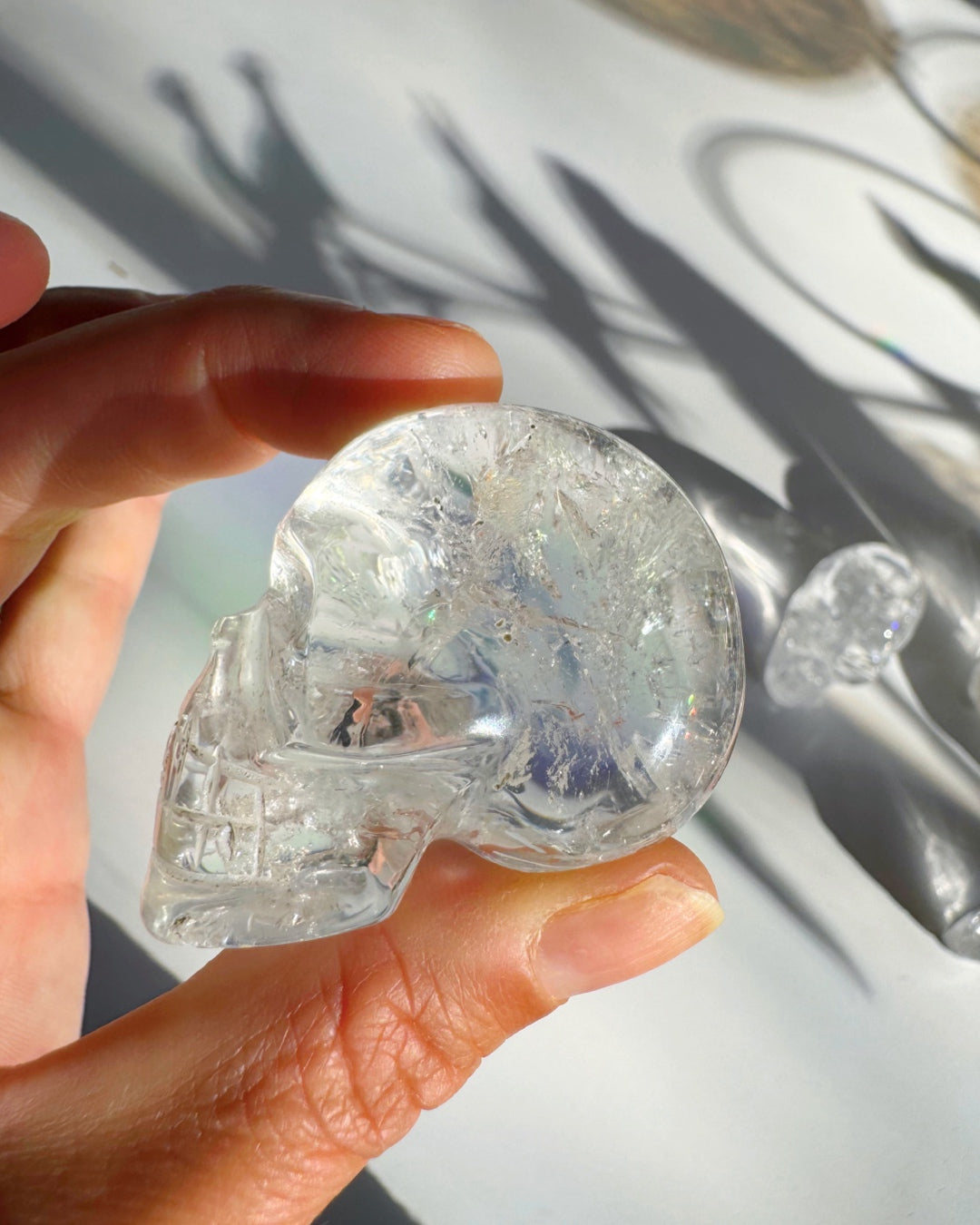 Clear Quartz Skull