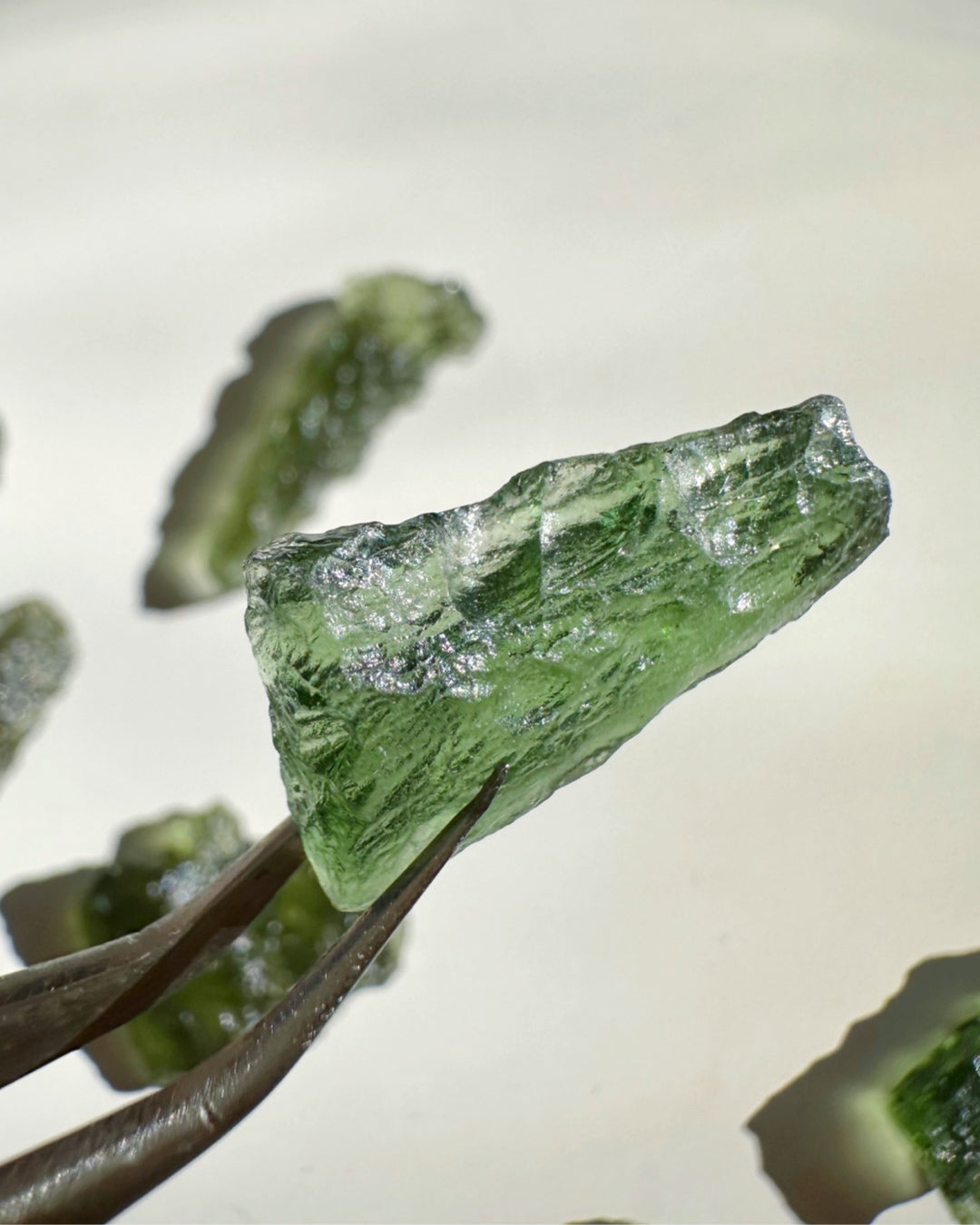 Chlum Moldavite #10 - AA