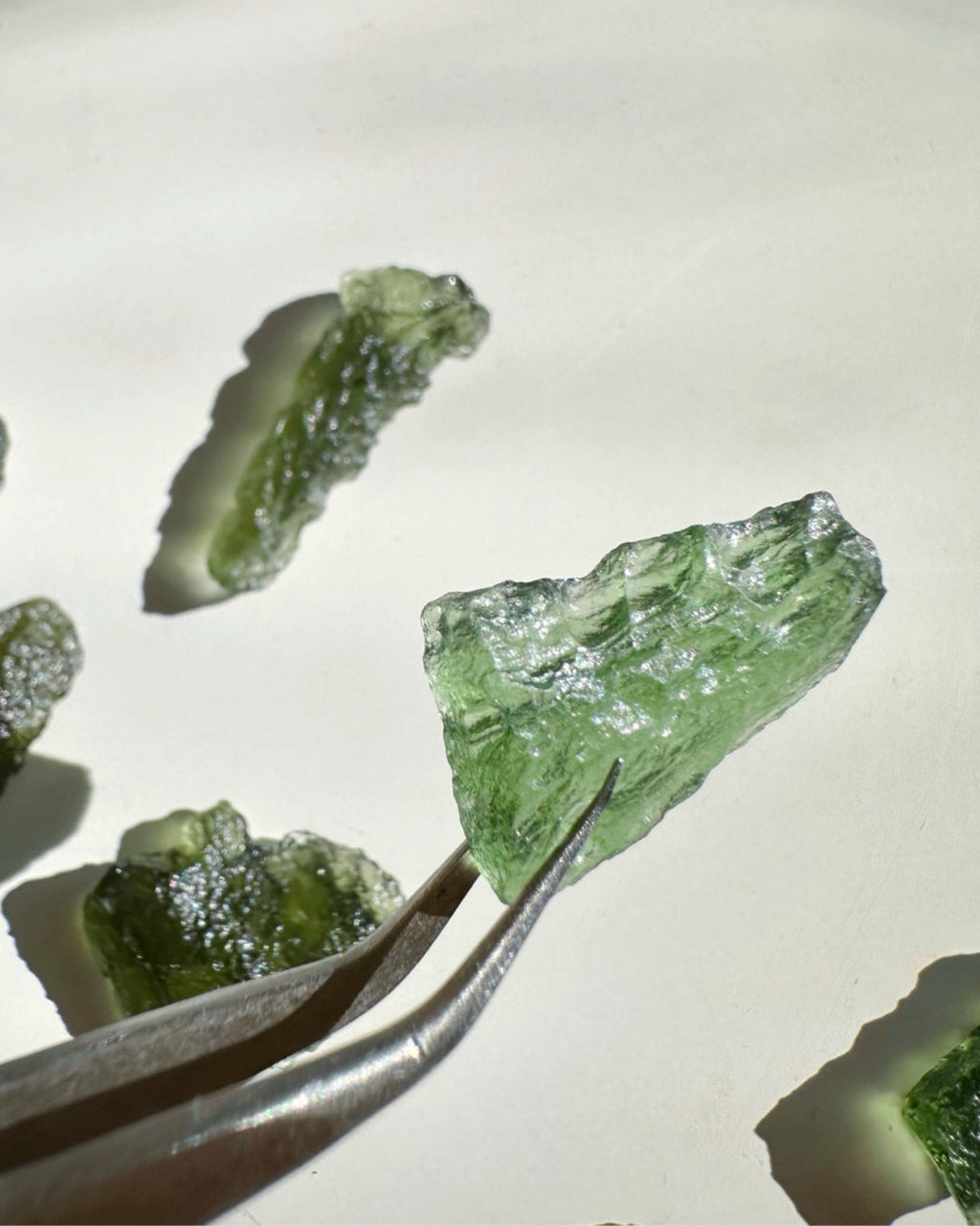 Chlum Moldavite #10 - AA