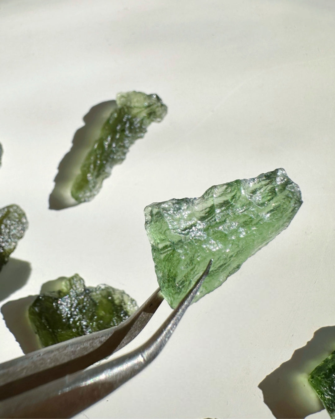 Chlum Moldavite #10 - AA