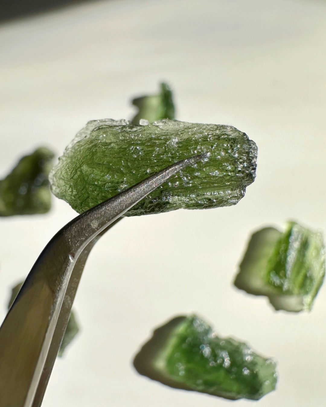 Chlum Moldavite #8 - AA