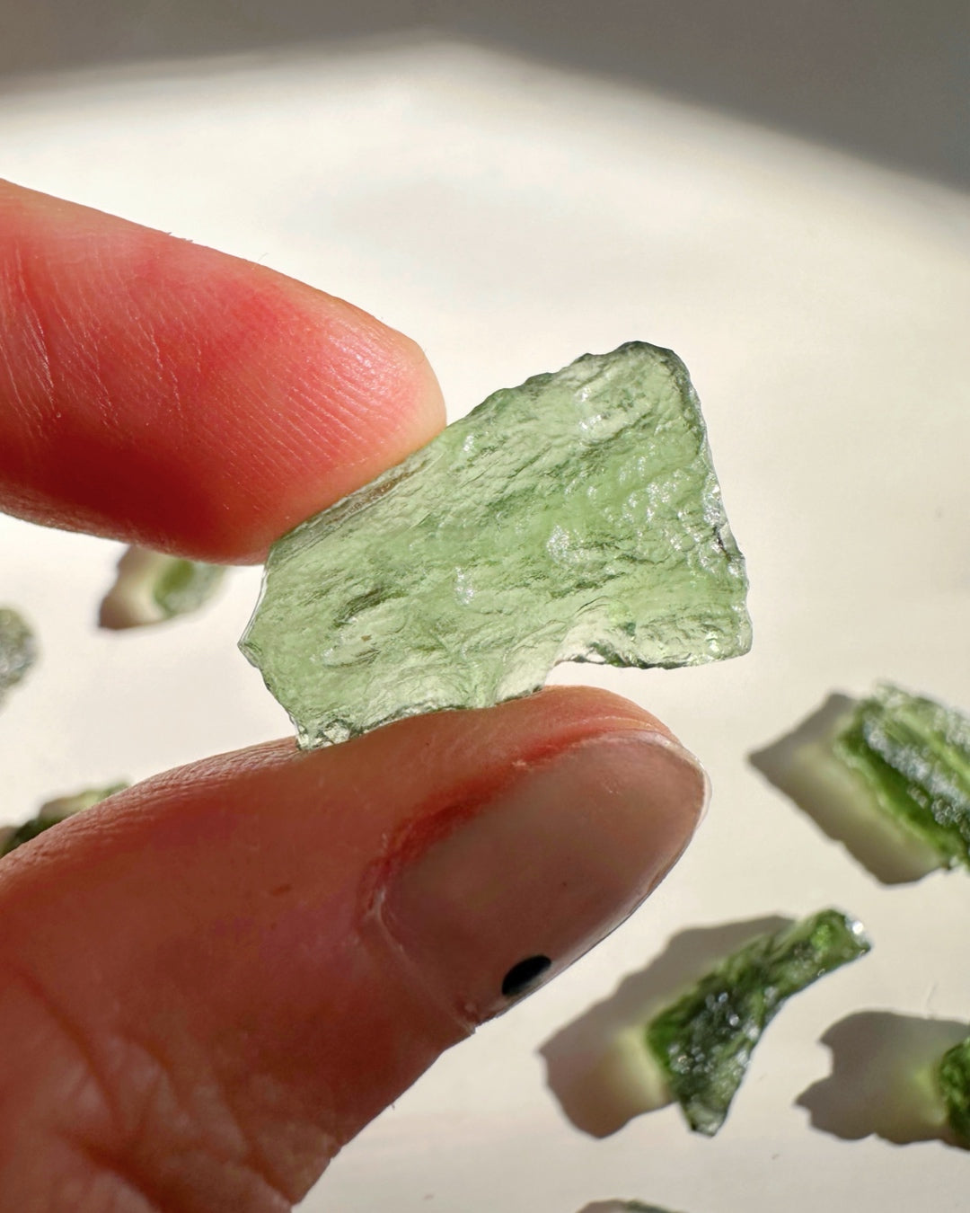 Chlum Moldavite #10 - AA