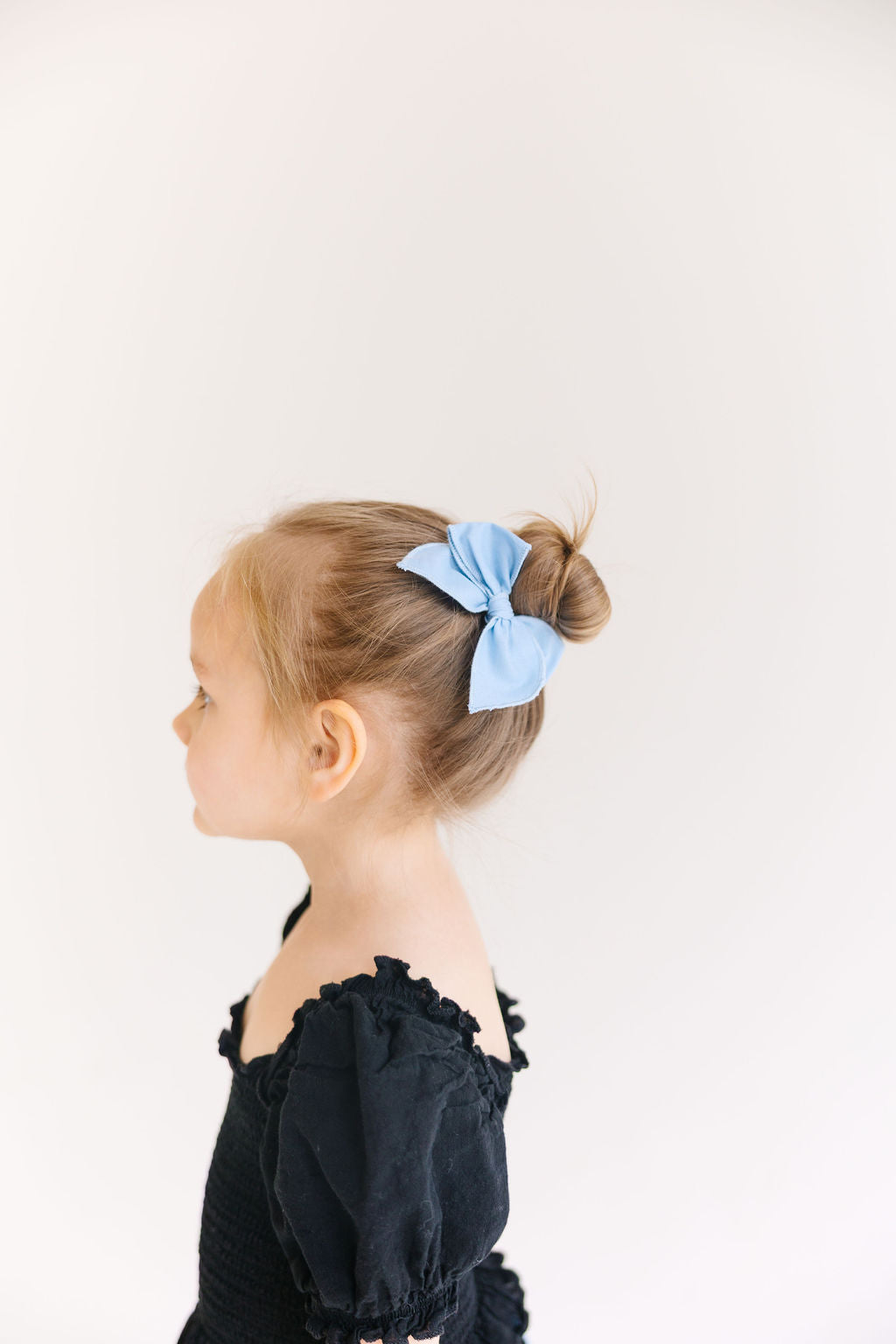 Purple Solid Small Bow