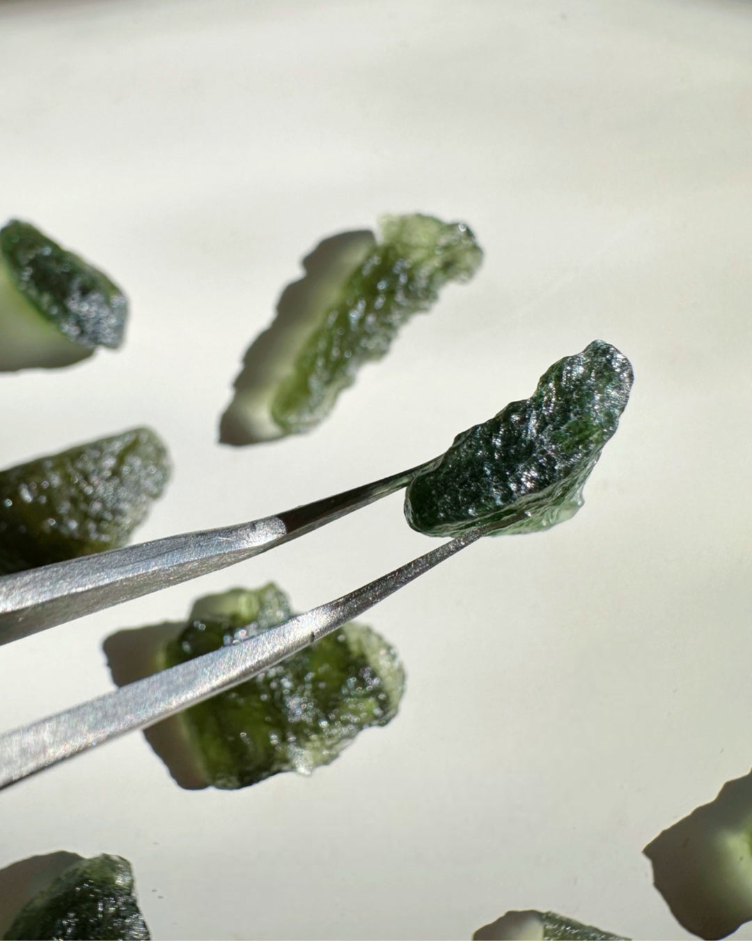 Chlum Moldavite #10 - AA