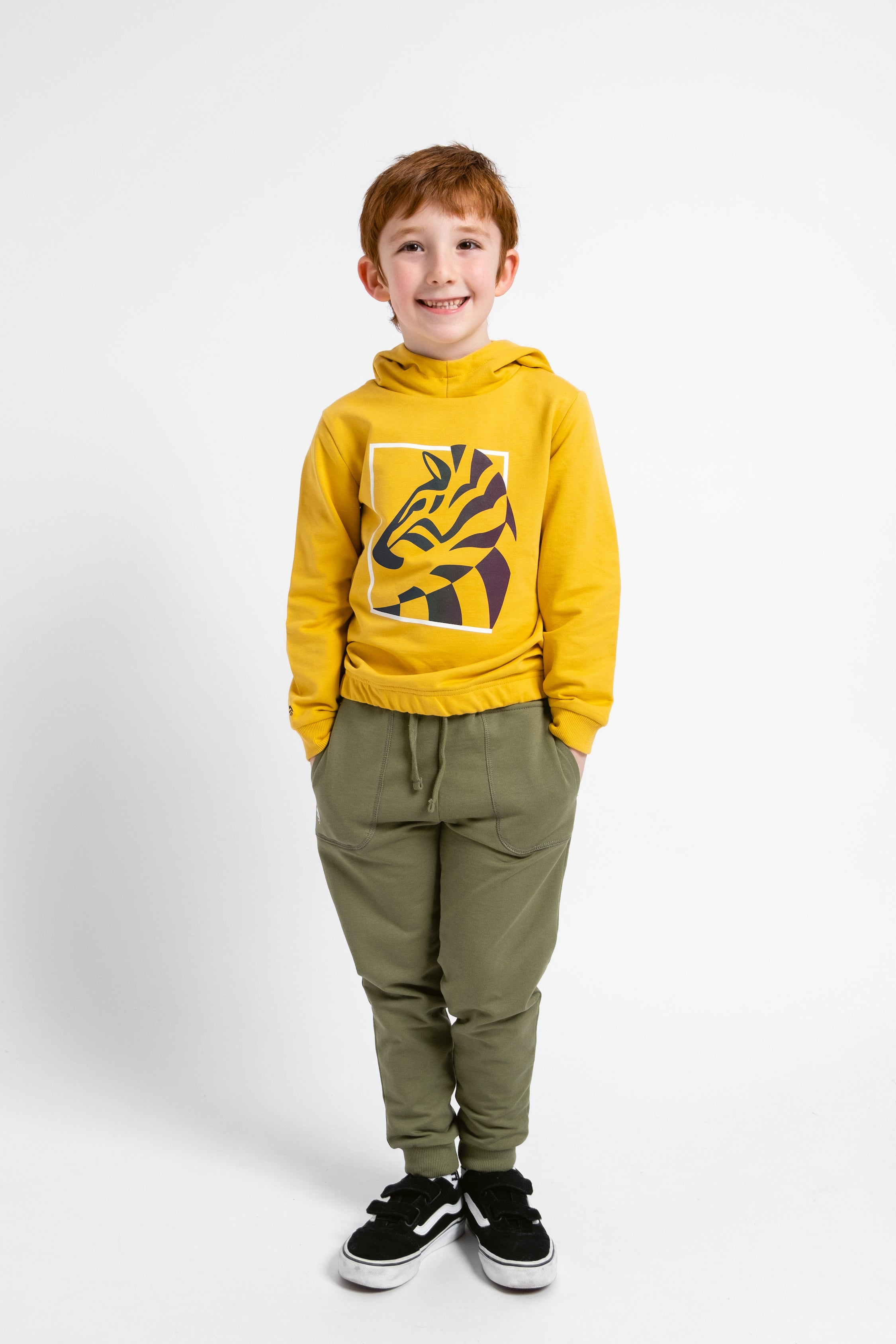 Solid Stitched Pocket Joggers with Drawstring Waistband - Olive