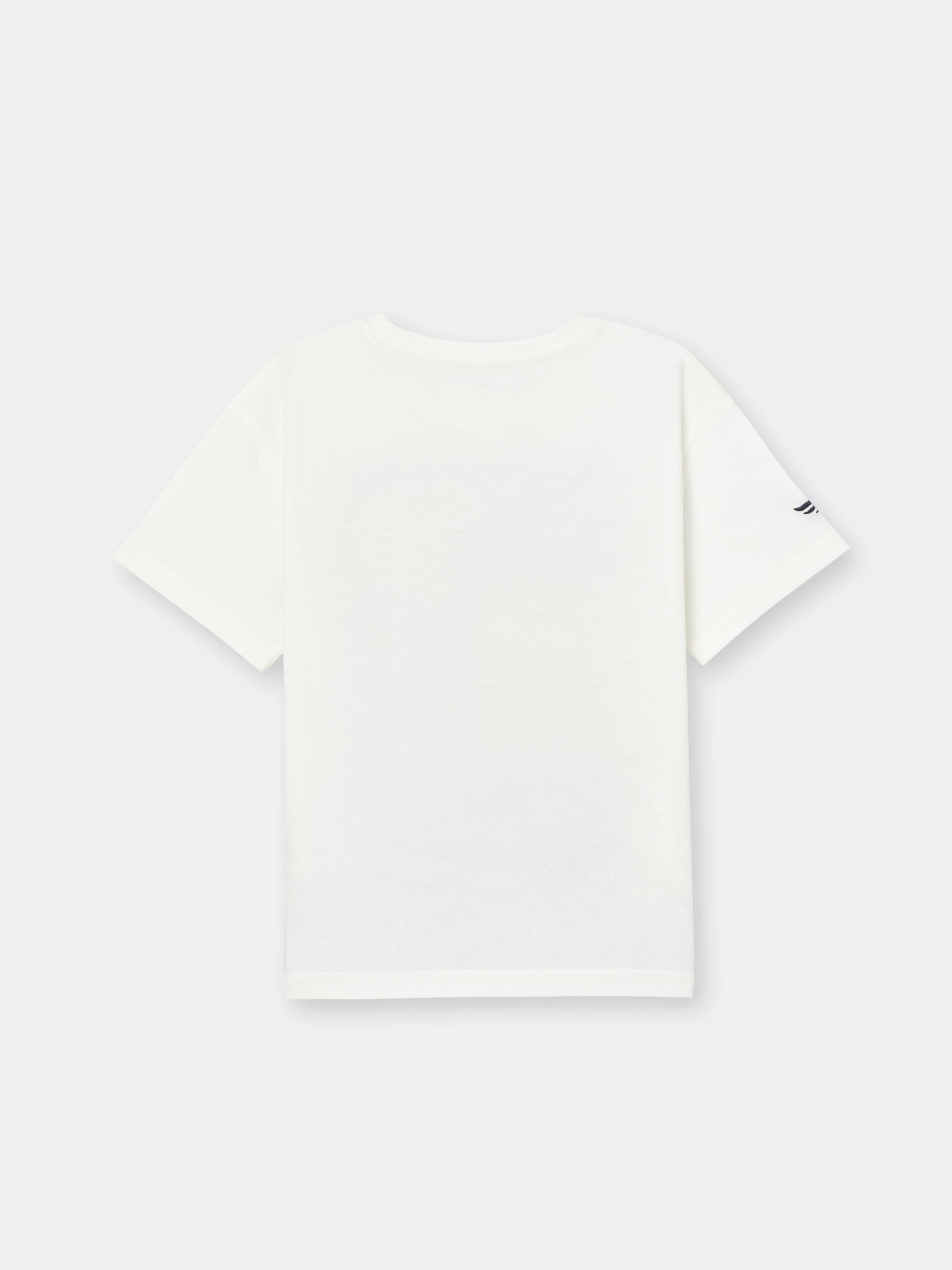 Short Sleeve T-Shirt with (Alien) Glow-in-the-Dark Graphic - White