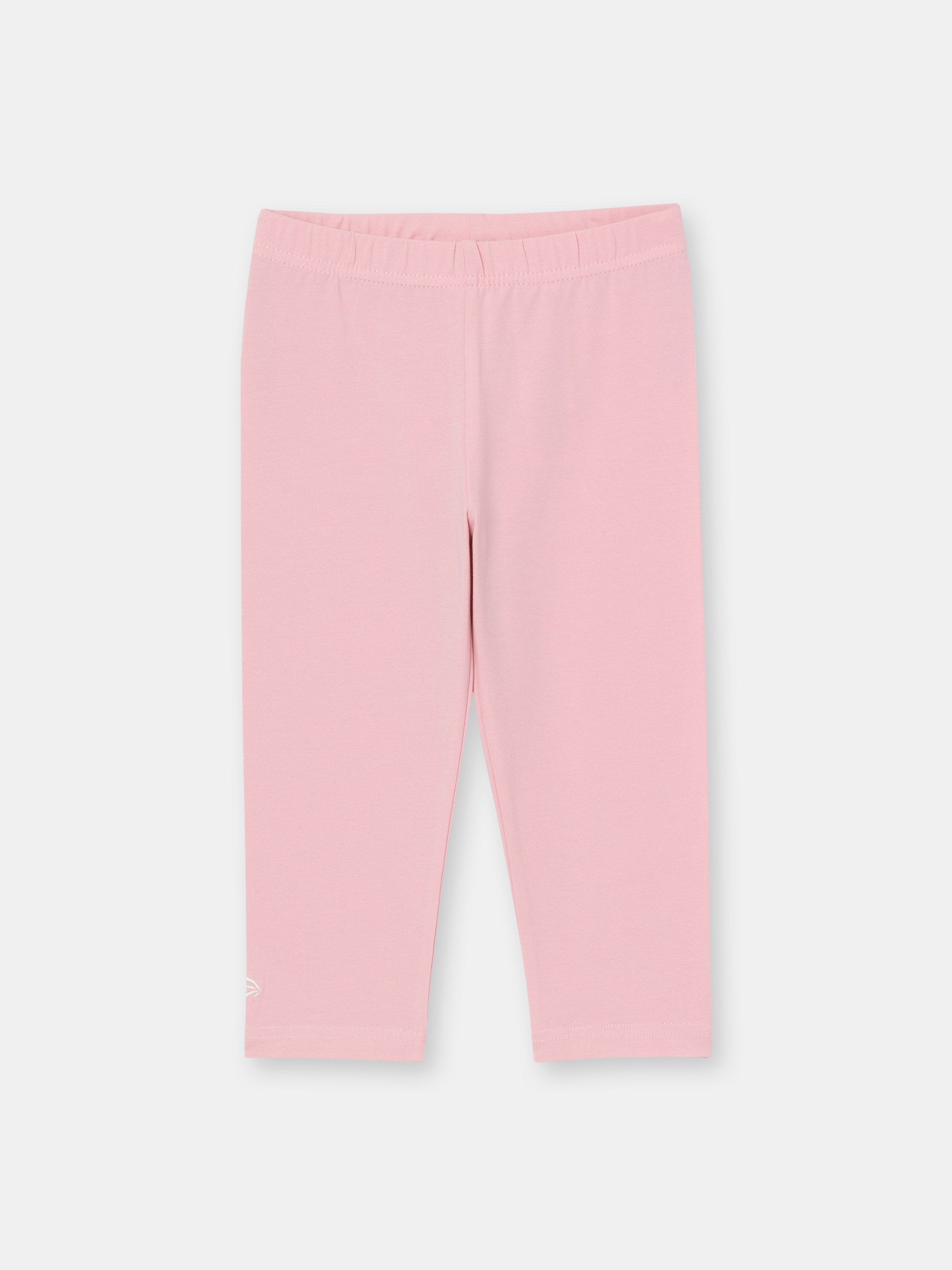Cherubino Back-to-School Pastel Pink Leggings for Girls - Perfect for Kindergarten, Daycare & Everyday Play