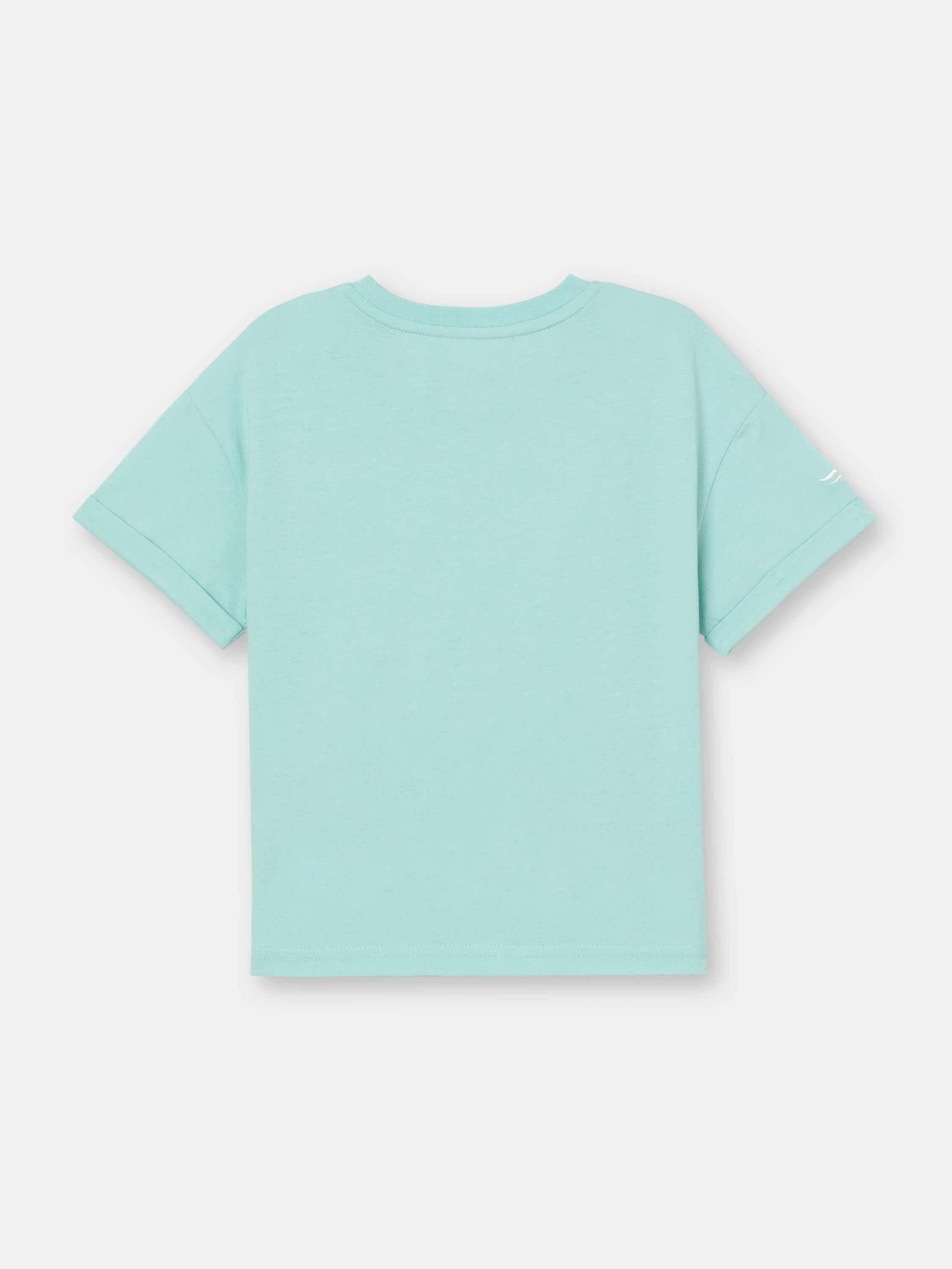 Short Sleeve T-Shirt with Embroidery - Atlantis