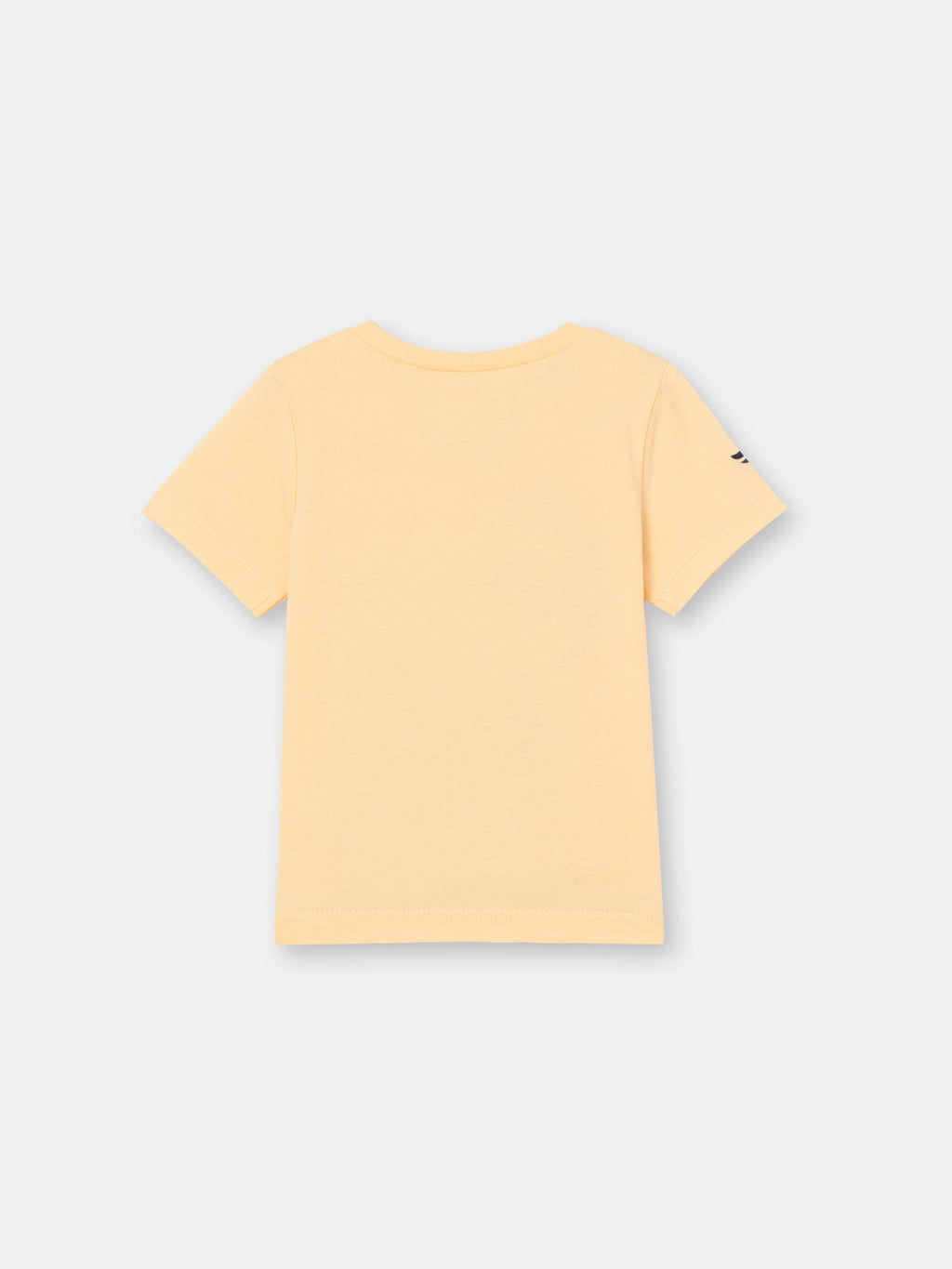 Mommy's Little Dino Short Sleeve T-Shirt for Babies - Yellow