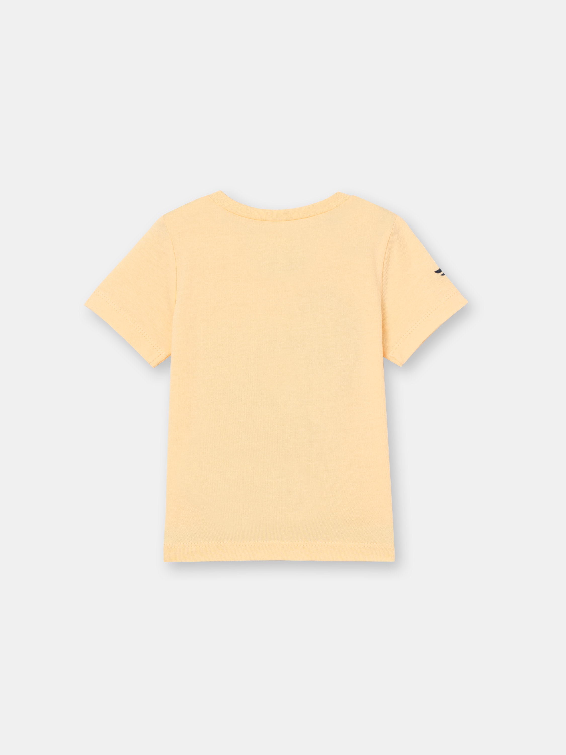 Mommy's Little Dino Short Sleeve T-Shirt for Babies - Yellow