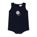 Coastal Navy Boys Romper