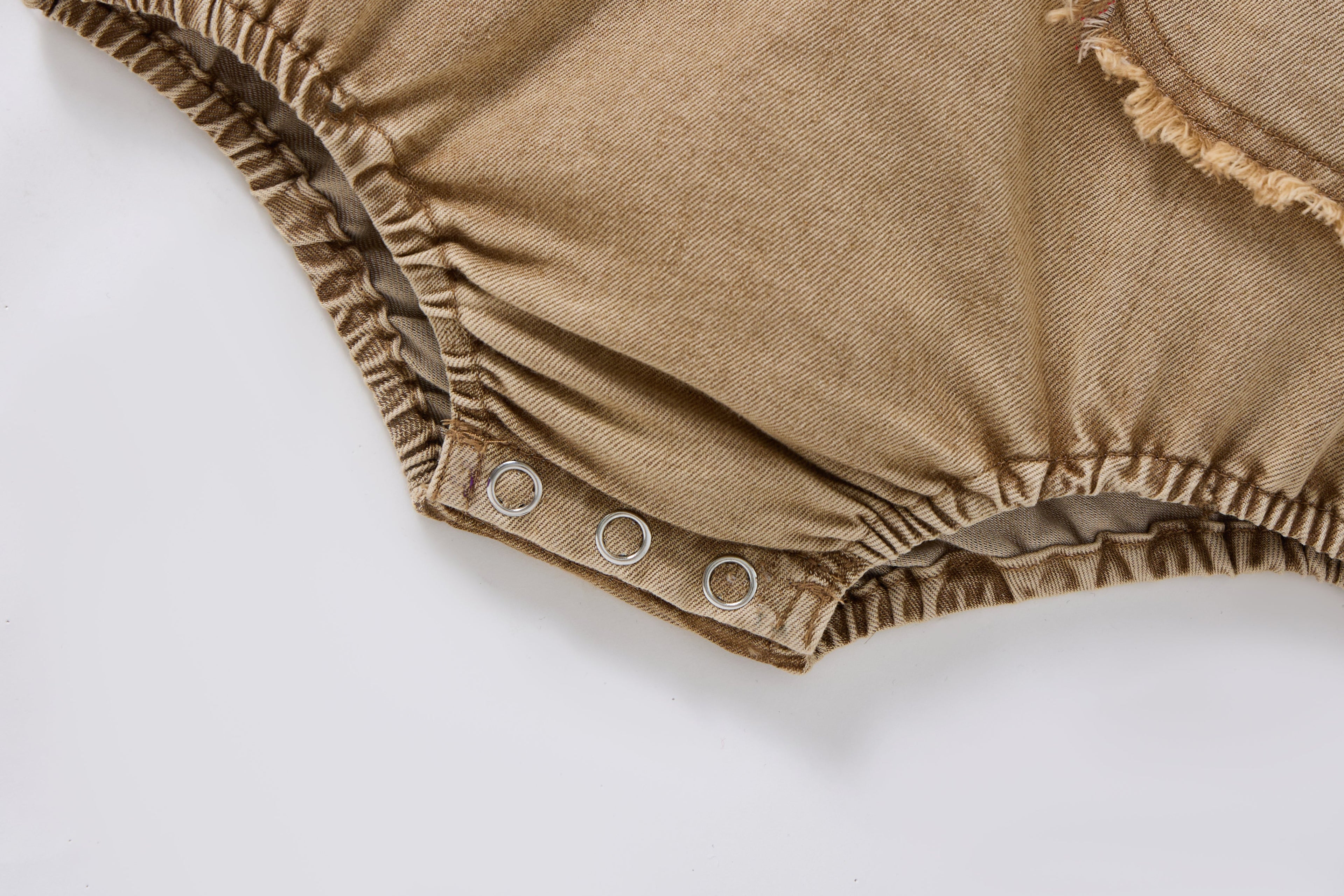Tan Wash Boys Romper