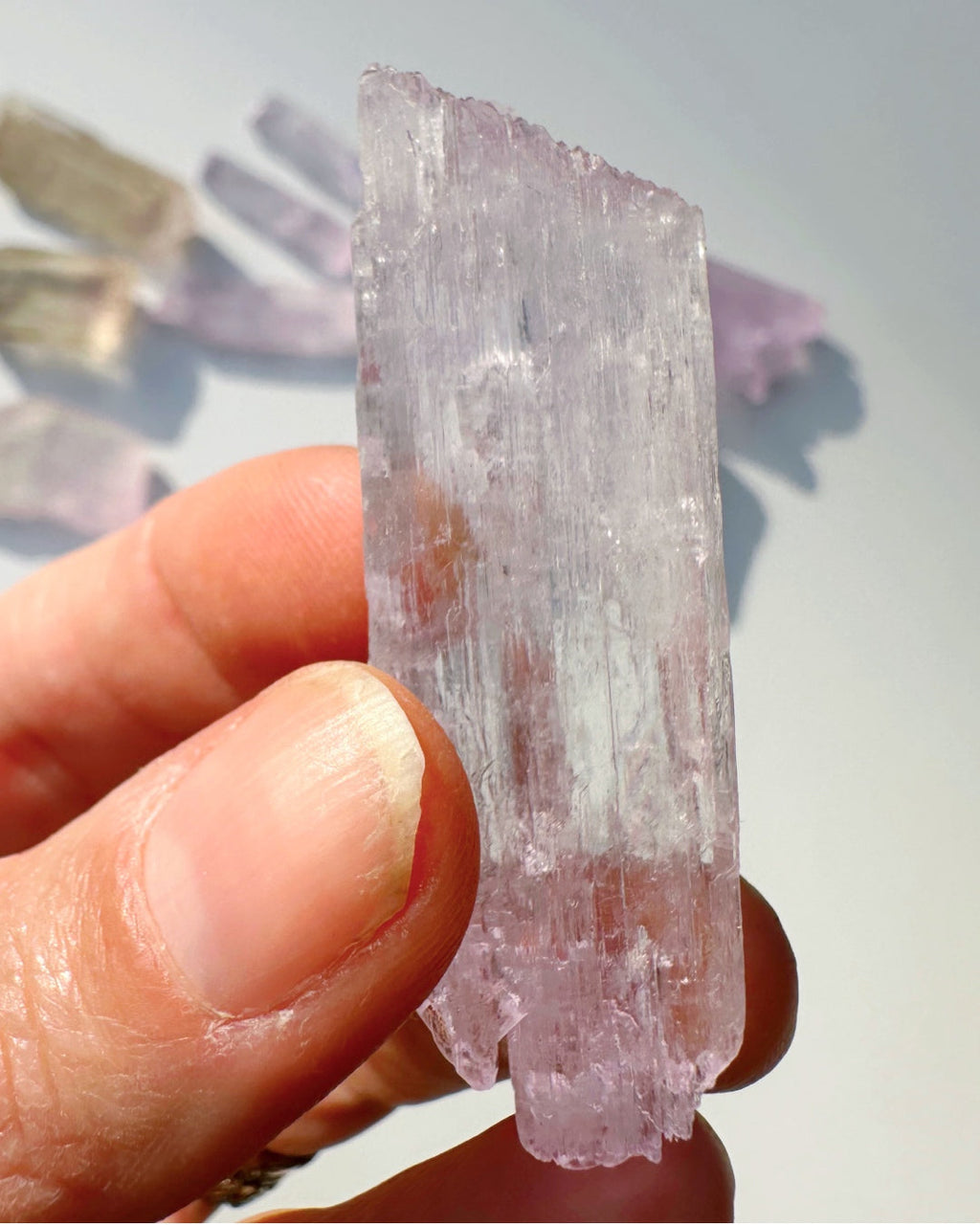 Raw Kunzite