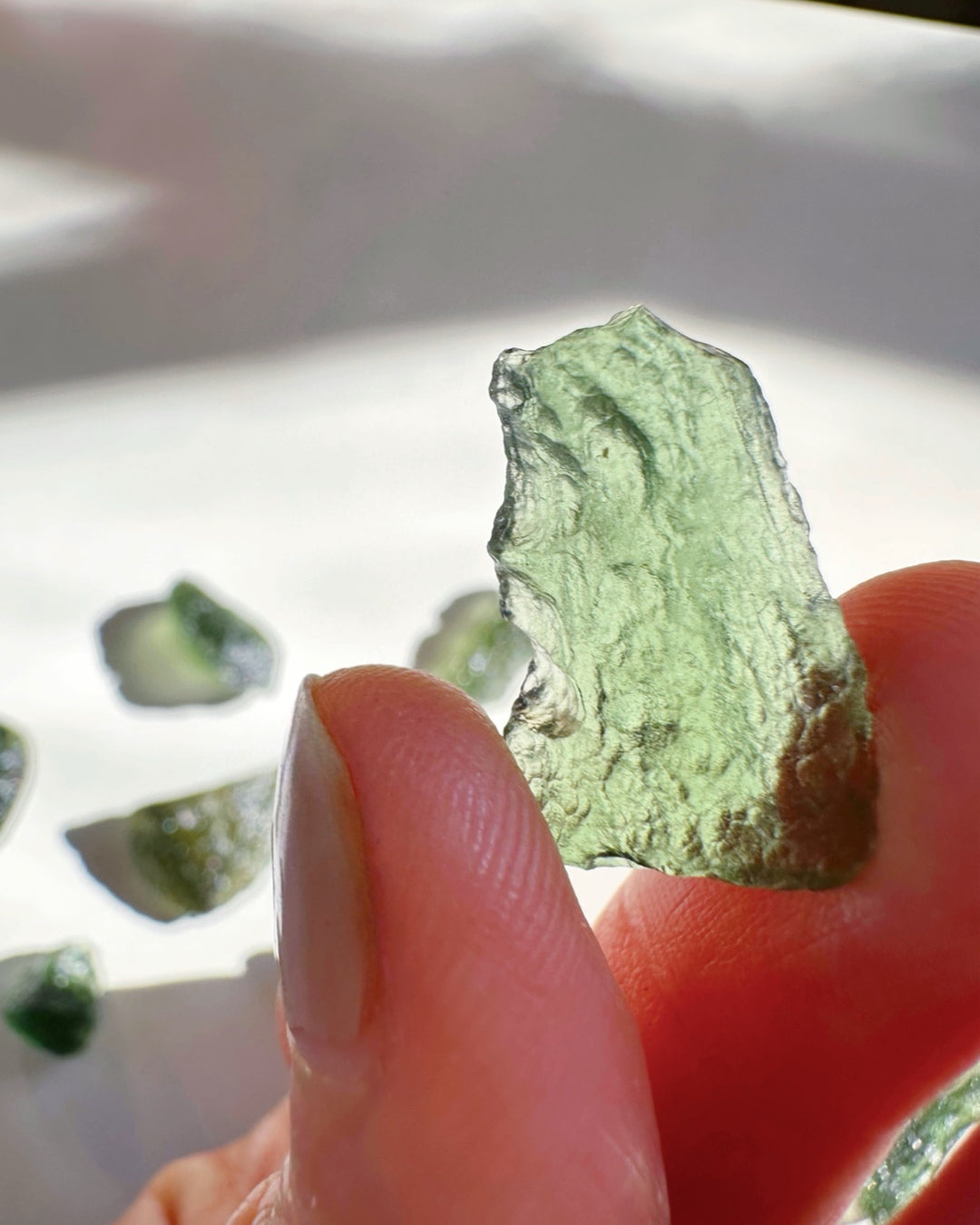 Chlum Moldavite #10 - AA