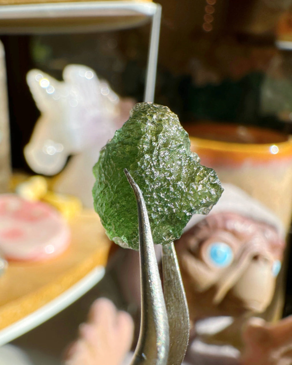 Chlum Moldavite #7 - AA