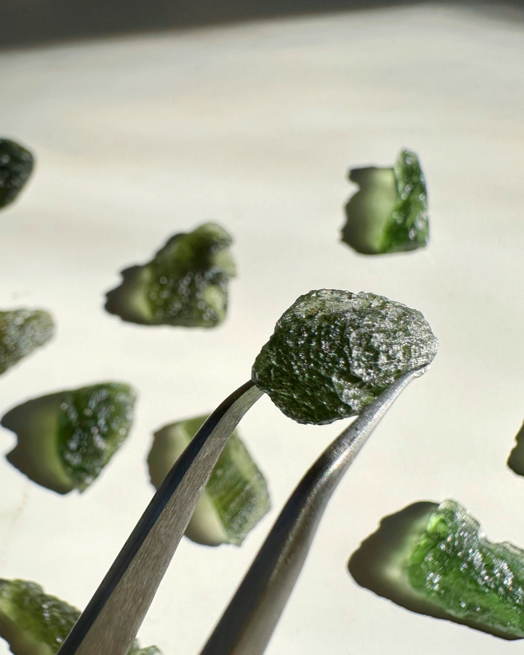 Chlum Moldavite #8 - AA