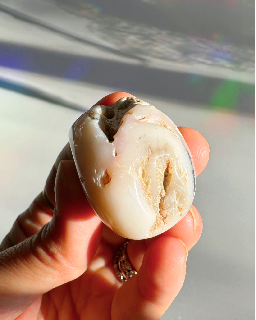 Pink Opal Skull