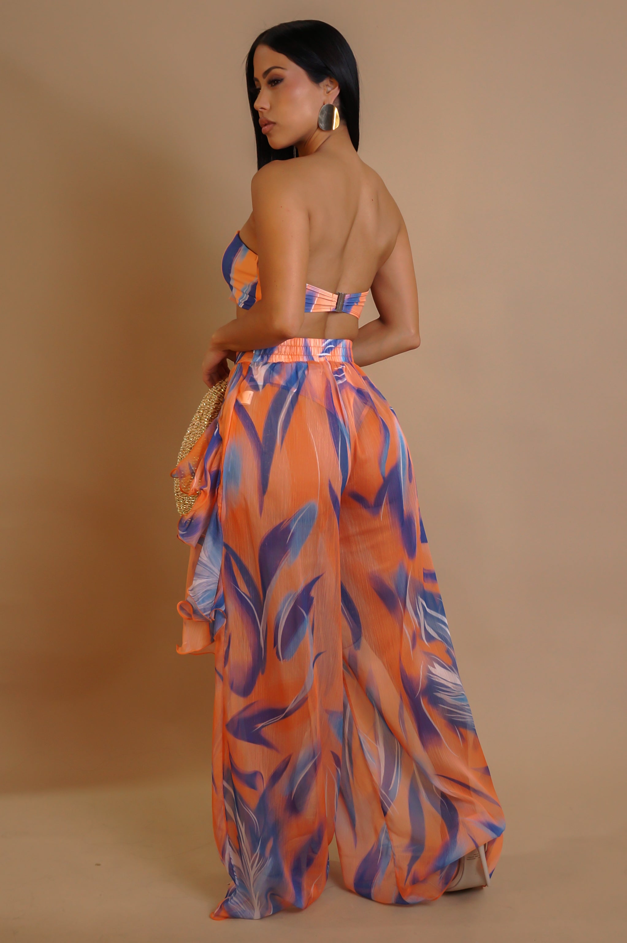 Bikini & Coverup Pants Set