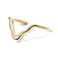 Danielle Sculptural Gold Bracelet