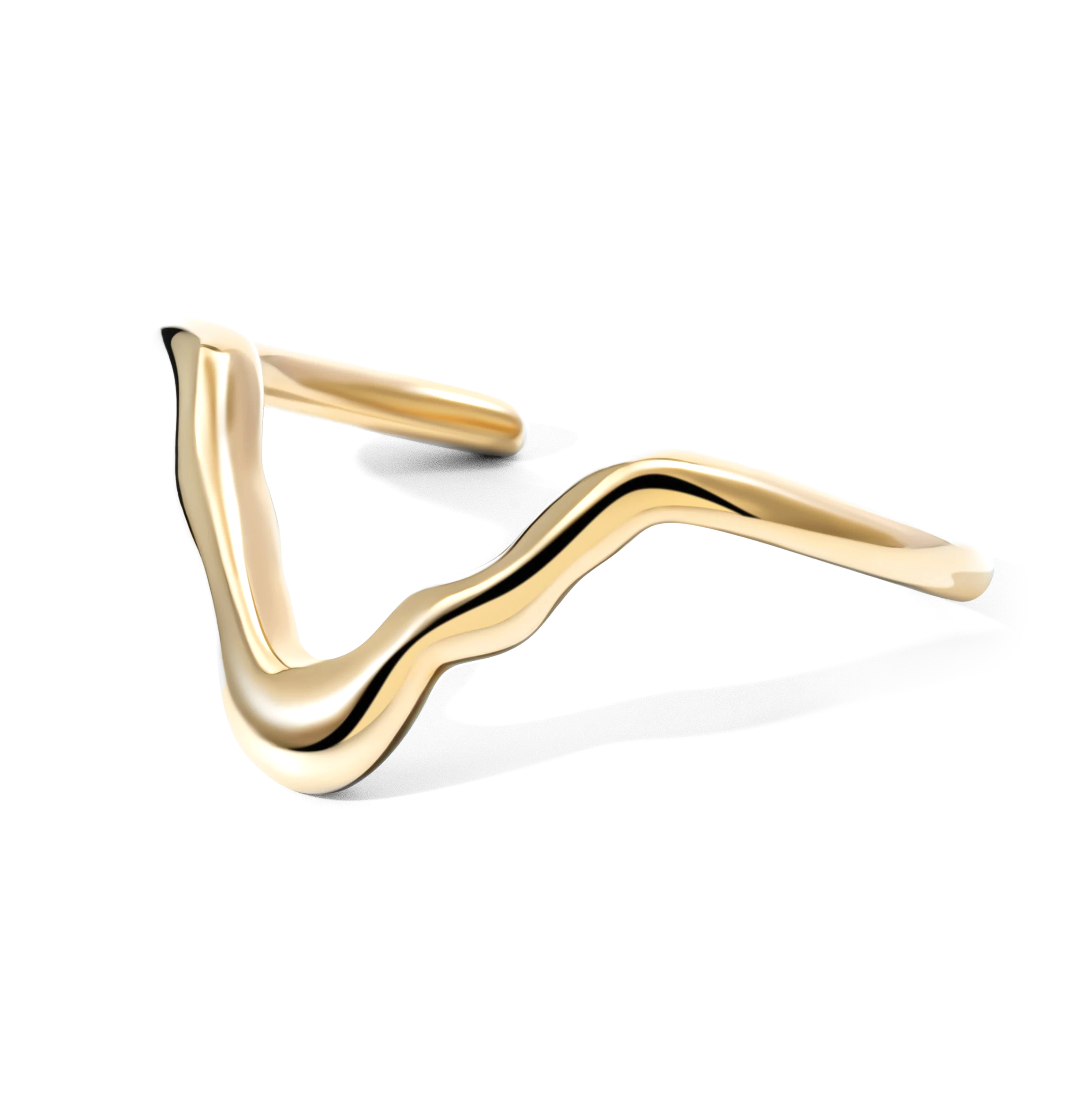 Danielle Sculptural Gold Bracelet