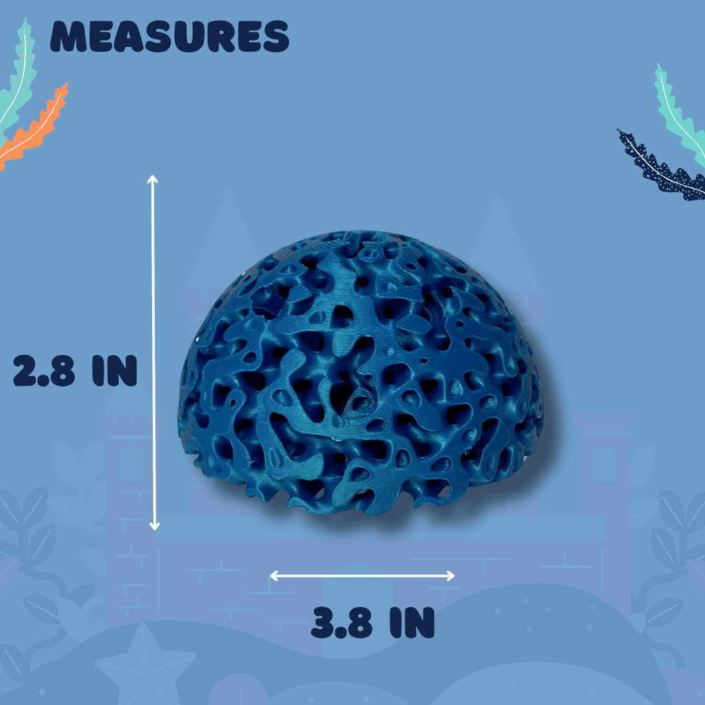 Aquarium Dome Coral Frag Stand | Coral Reef Replica Frag Stand Base for Growing Coral | Displays Multiple Frags