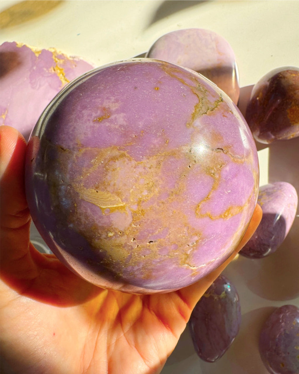 Phosphosiderite Large Sphere - AAA