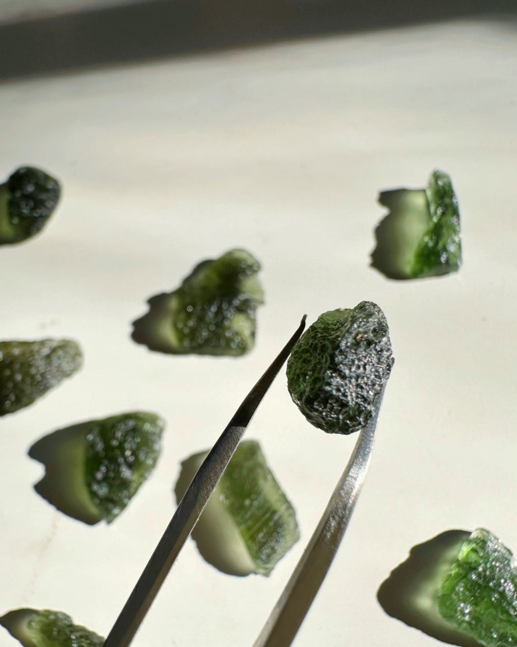 Chlum Moldavite #8 - AA