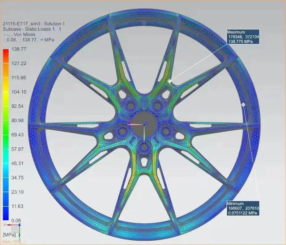 Set of Vorsprung Forged VA-000 Style Wheels