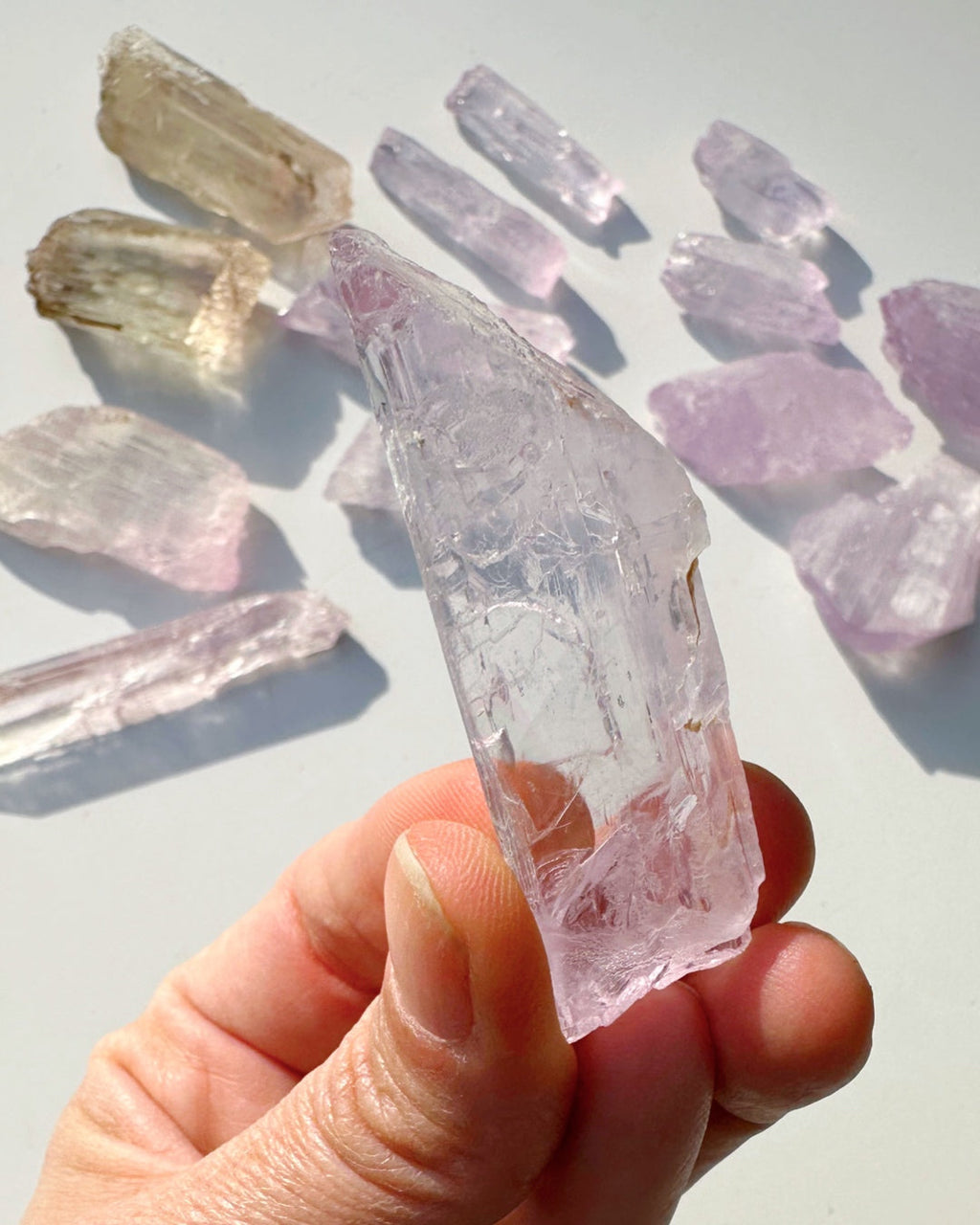 Raw Kunzite